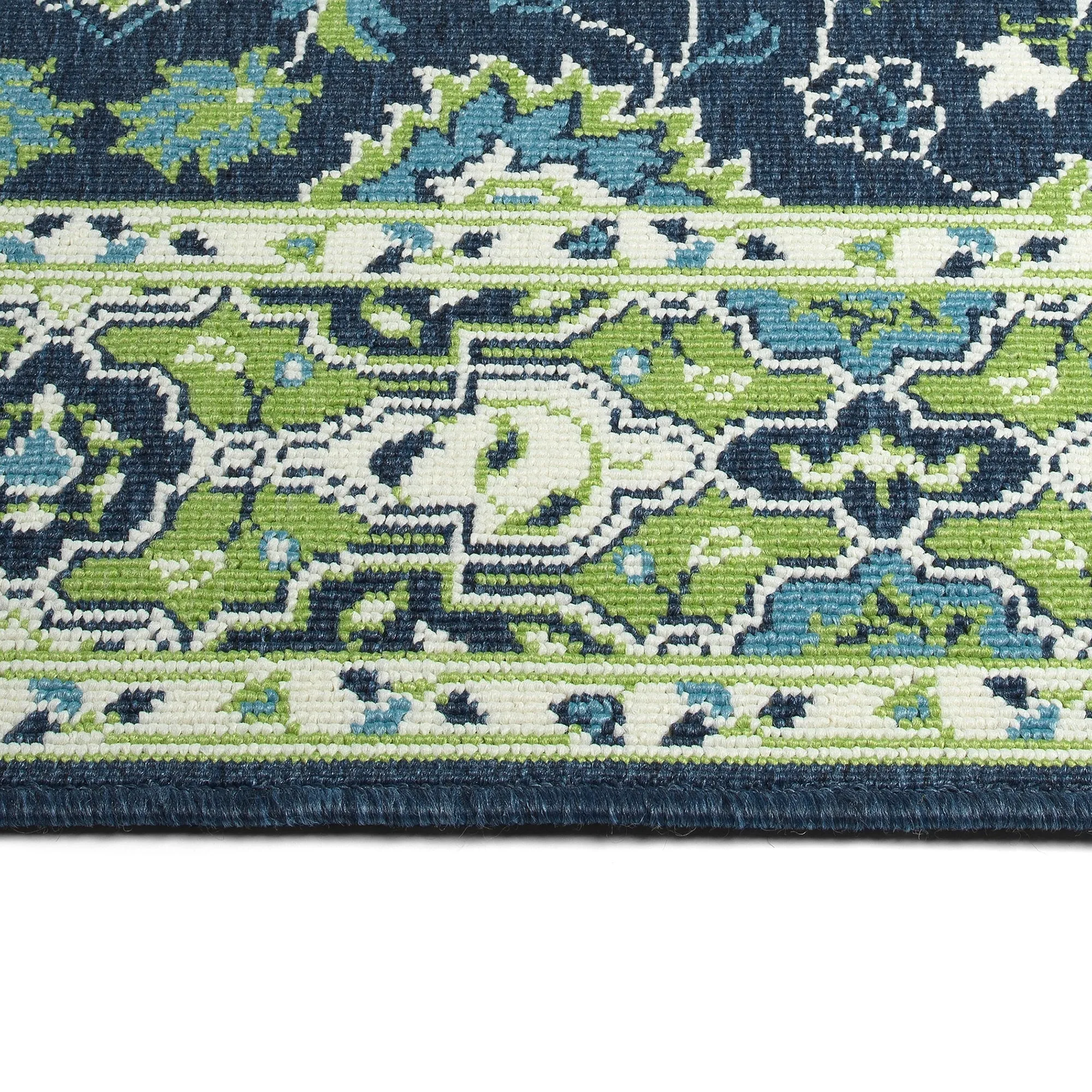Sunice Traditional Oriental Floral Pattern Indoor/ Outdoor Area Rug