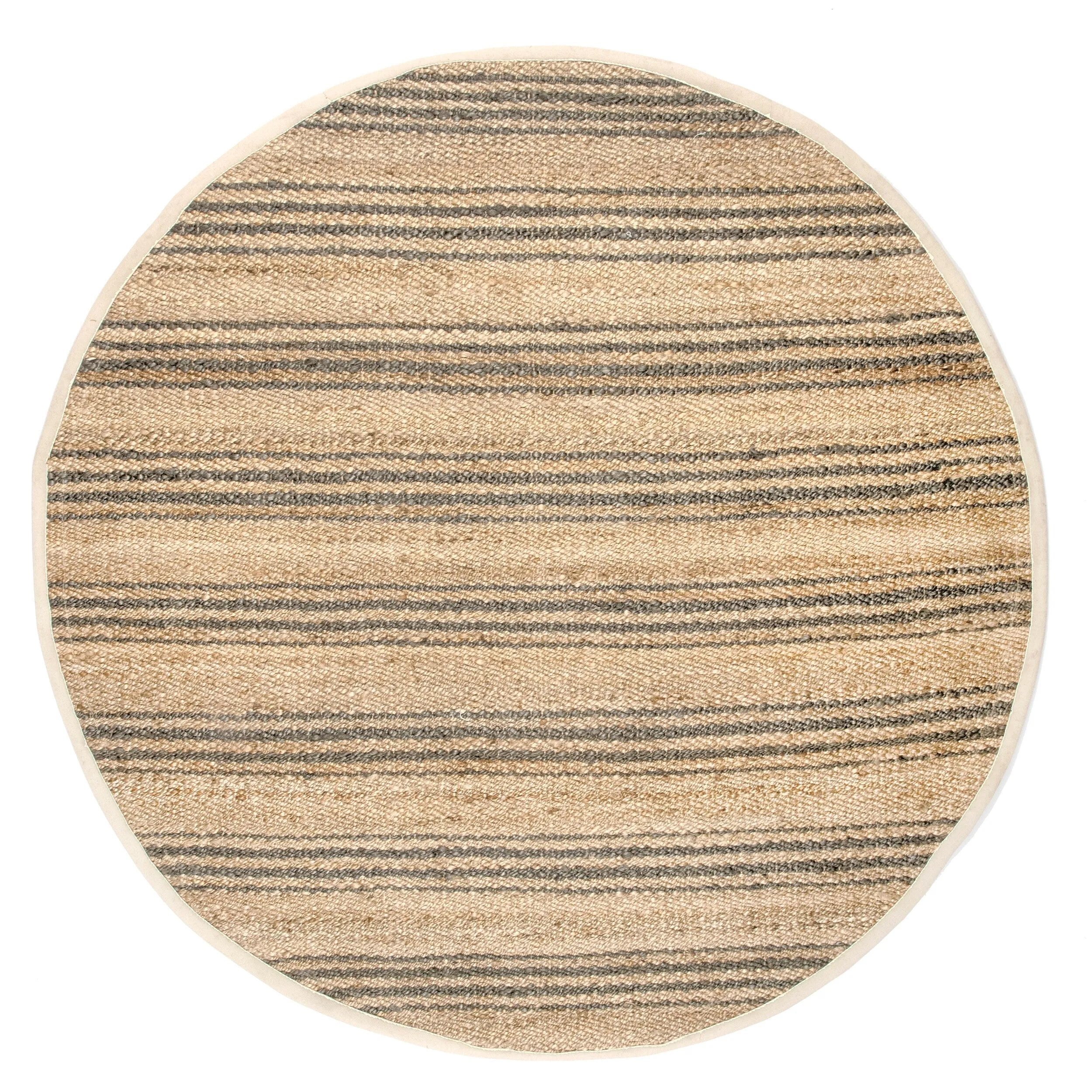 Sycamore Striped Jute Area Rug