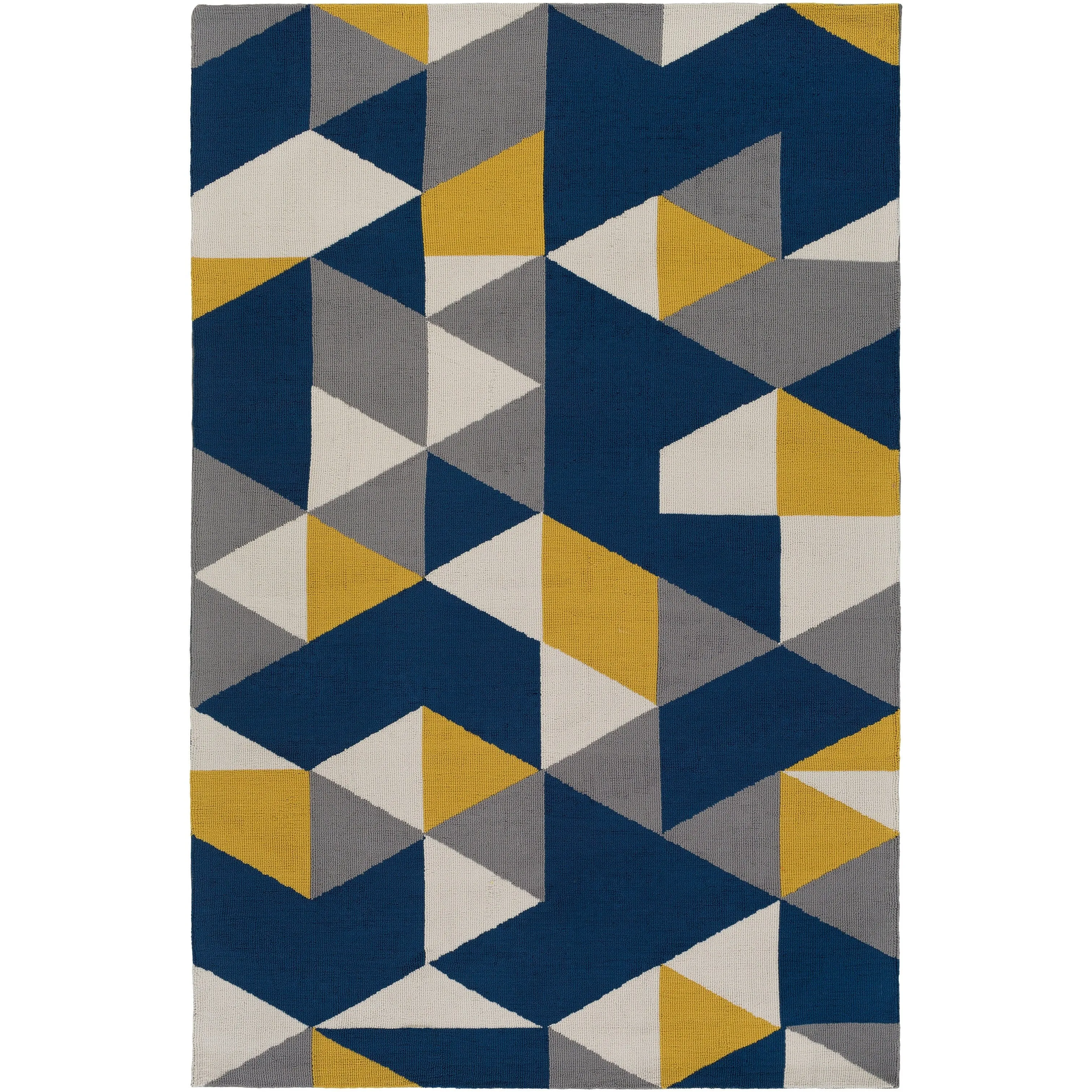 Table-Tufted Tree Polyester Rug (5' x 7'6)