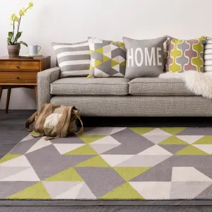 Table-Tufted Tree Polyester Rug (5' x 7'6)