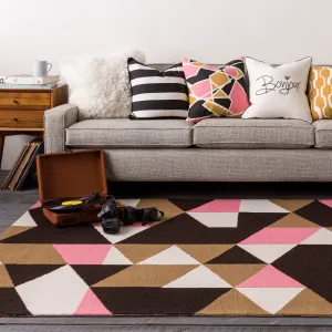 Table-Tufted Tree Polyester Rug