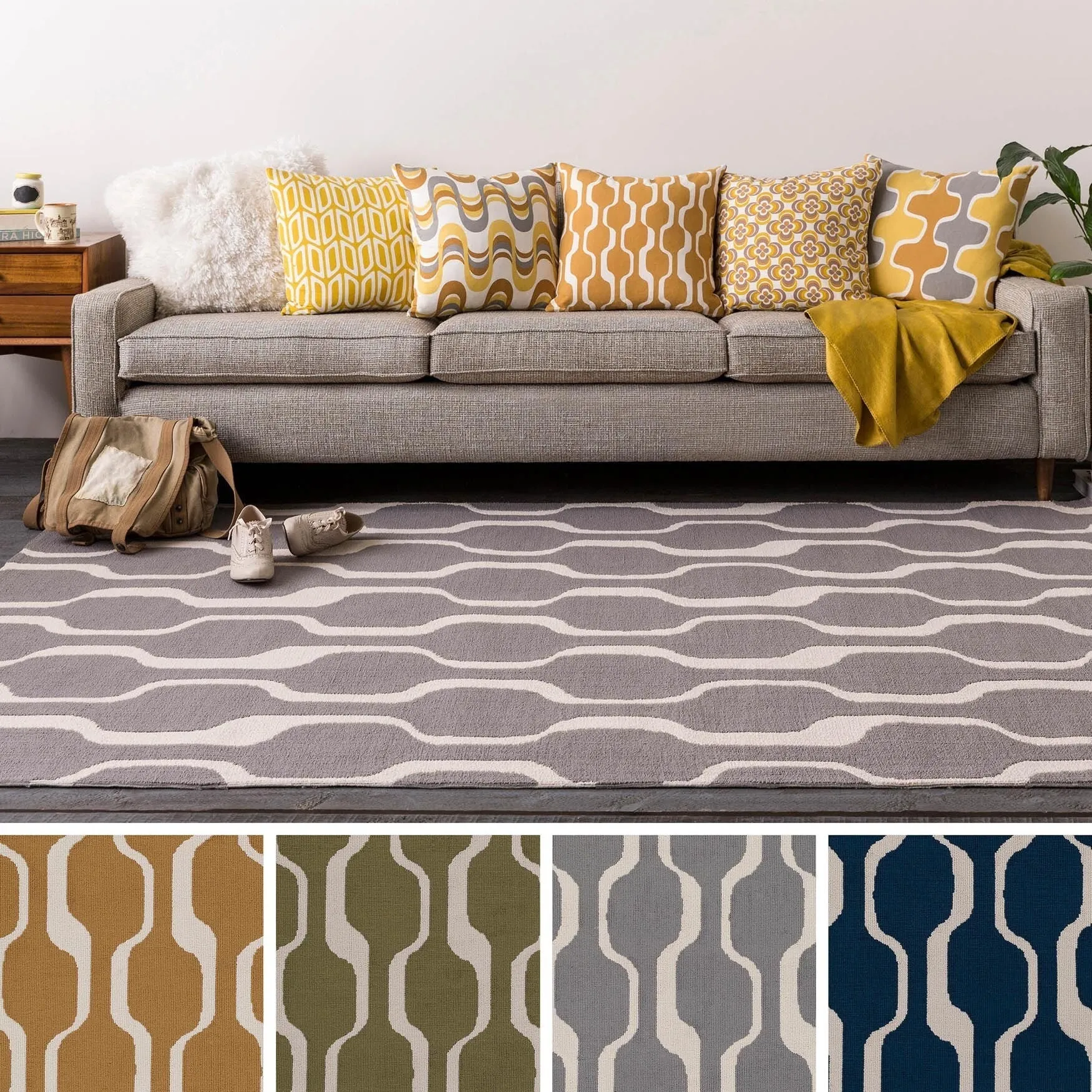 Table-Tufted Wyck Polyester Rug