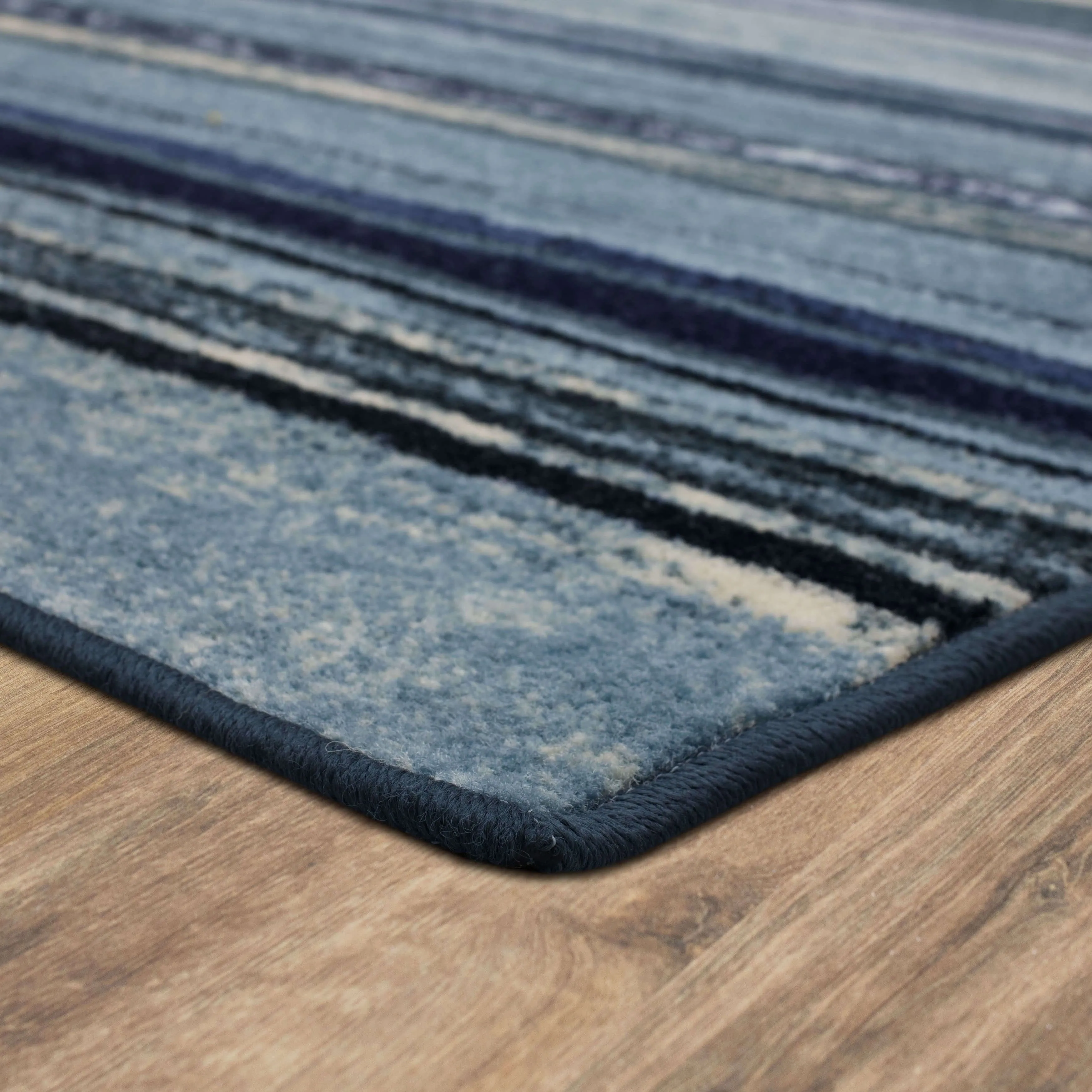 The Curated Nomad Sultan Multicolor Striped Boho Area Rug