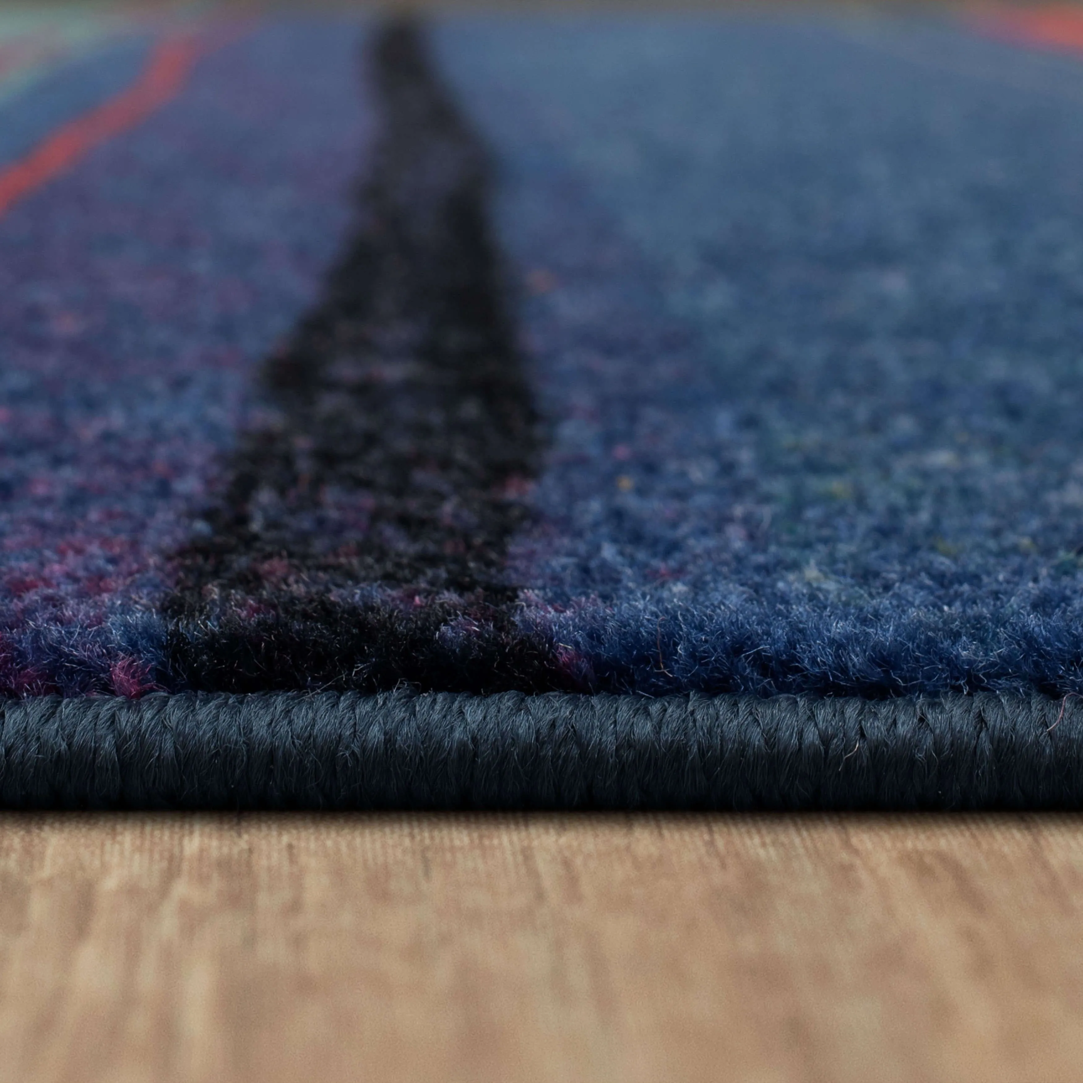 The Curated Nomad Sultan Multicolor Striped Boho Area Rug
