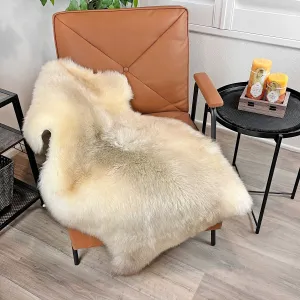 The Mood Mottled Sheepskin Rug - 2'x3'