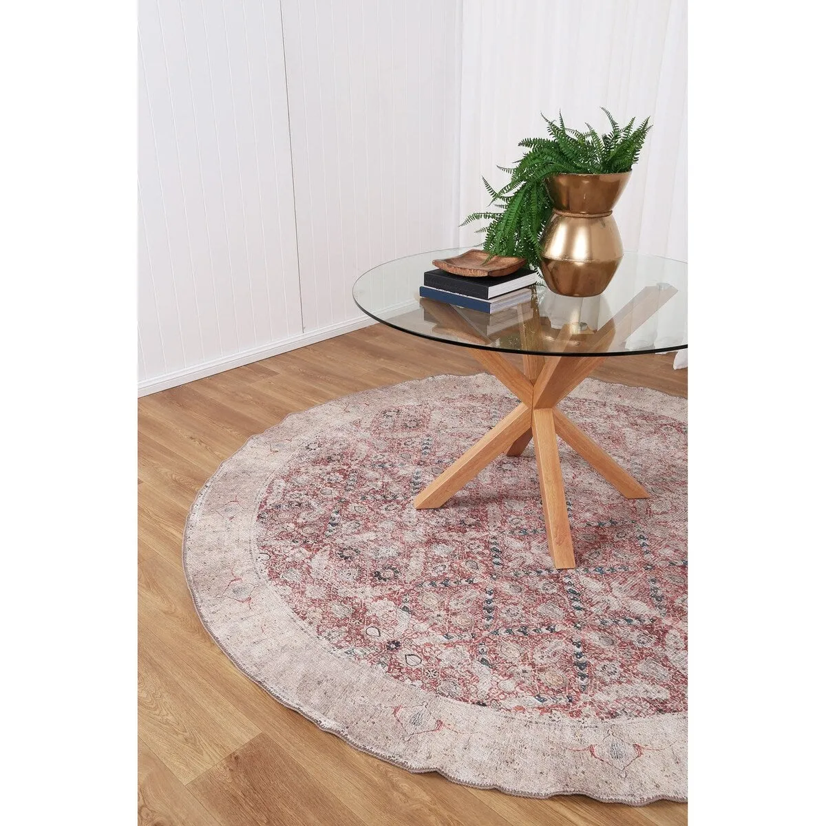 The Rug Collective Distressed Vintage Levent Machine Washable Area Rug