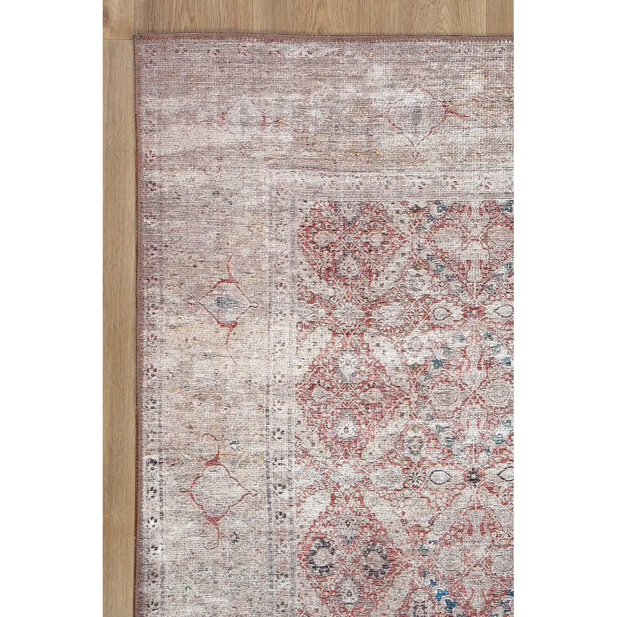 The Rug Collective Distressed Vintage Levent Machine Washable Area Rug