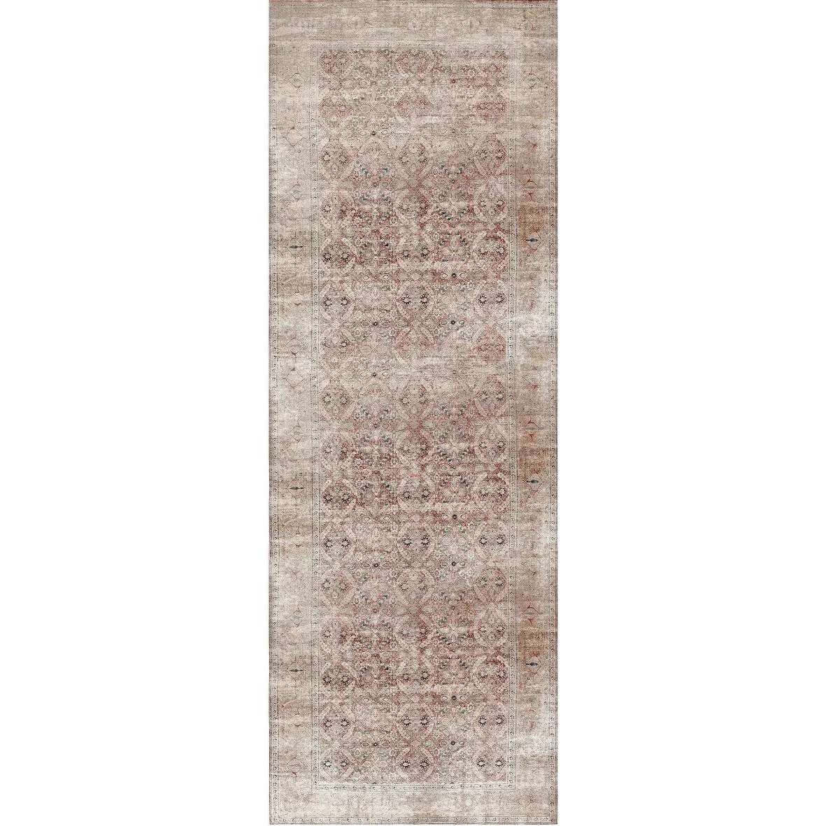 The Rug Collective Distressed Vintage Levent Machine Washable Runner Rug