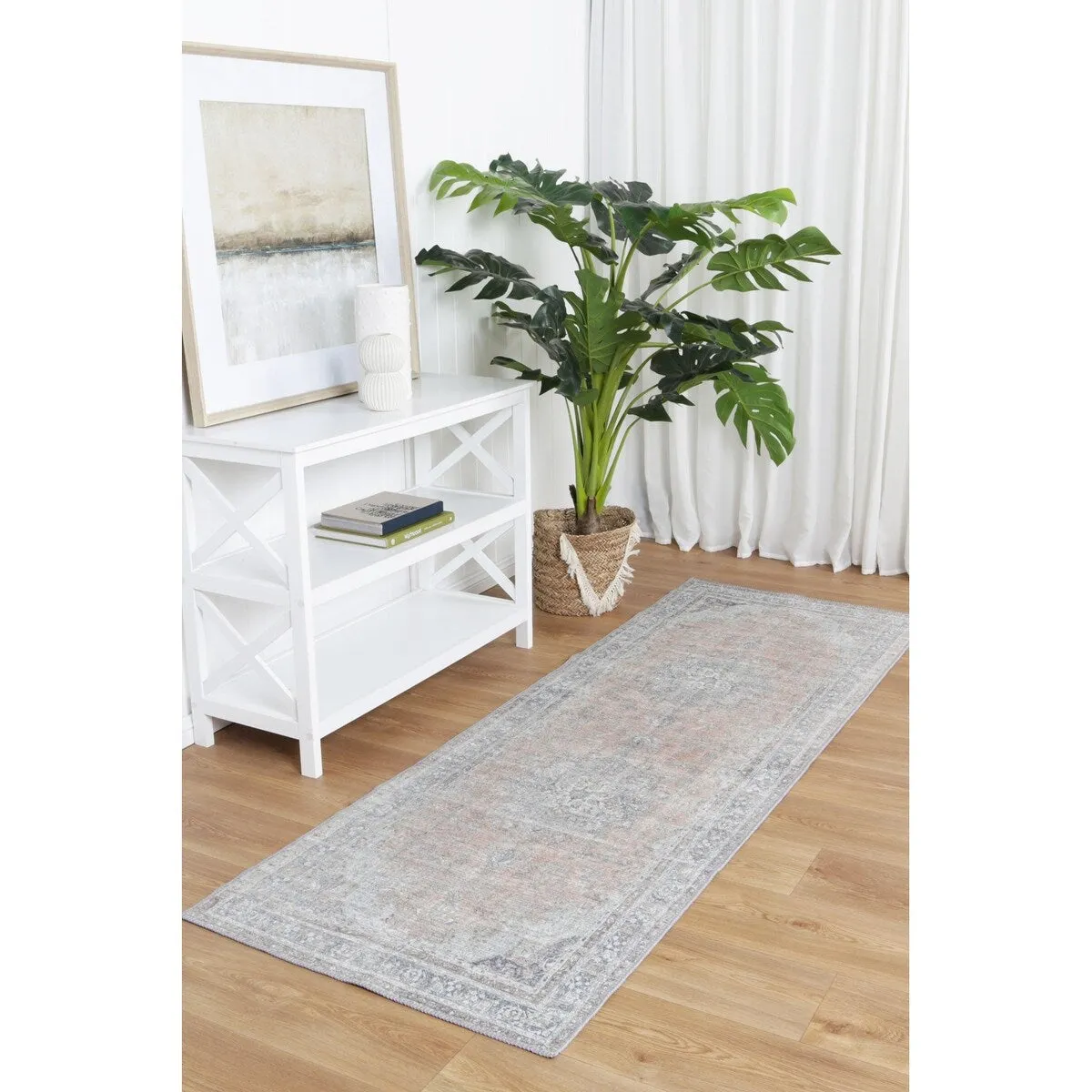 The Rug Collective Distressed Vintage Oxus Desert Machine Washable Area Rug