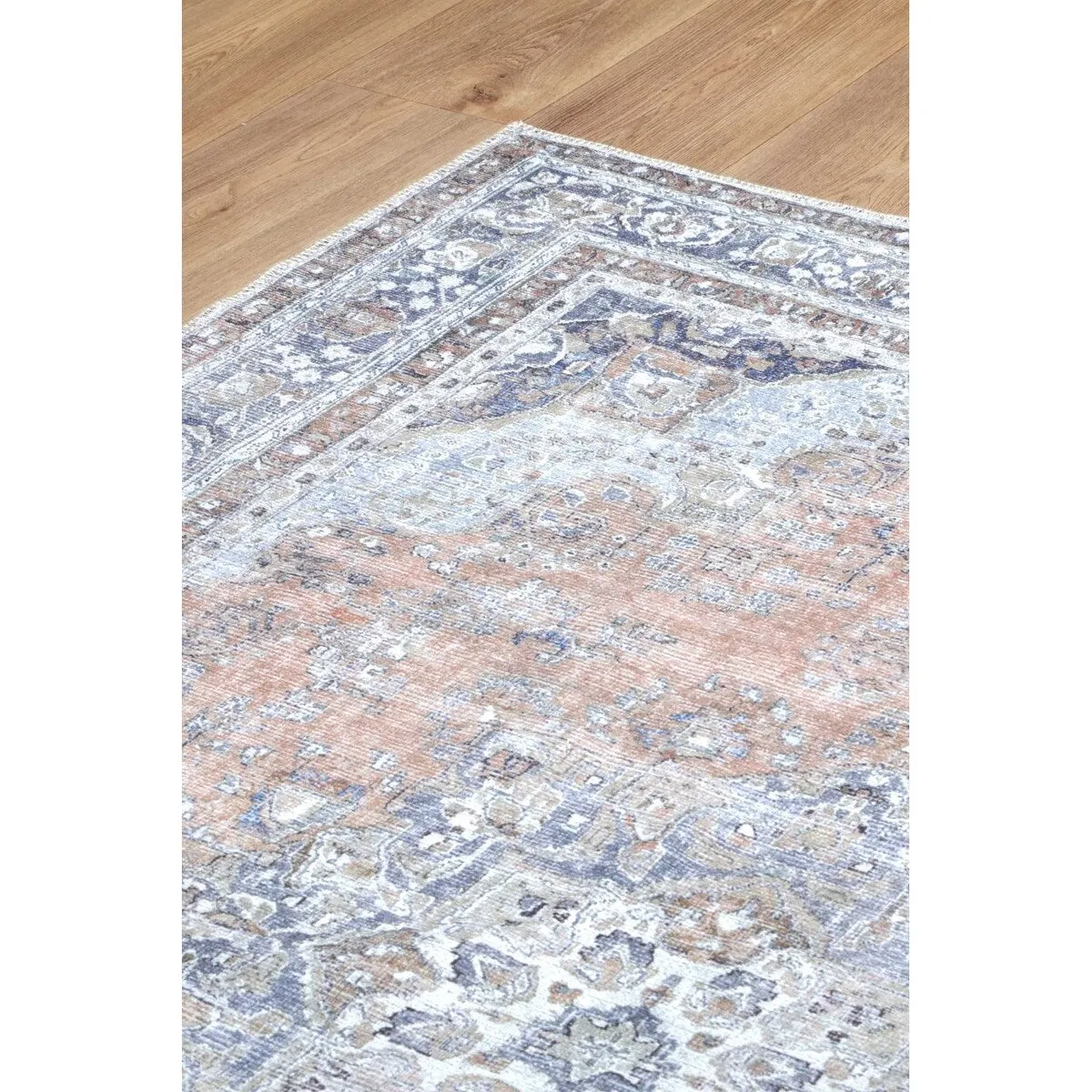 The Rug Collective Distressed Vintage Oxus Desert Machine Washable Area Rug