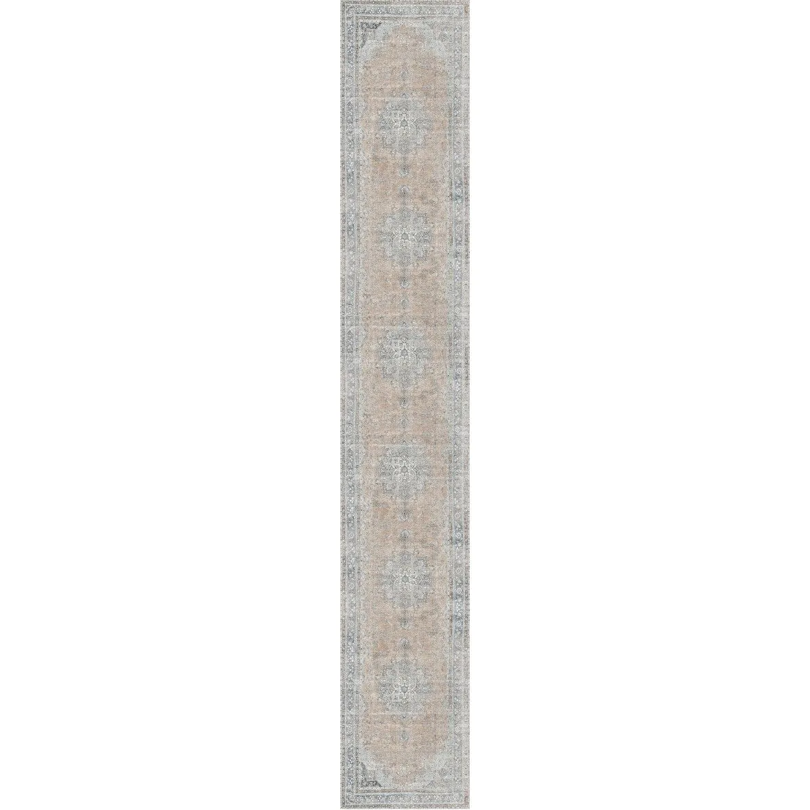The Rug Collective Distressed Vintage Oxus Desert Machine Washable Area Rug