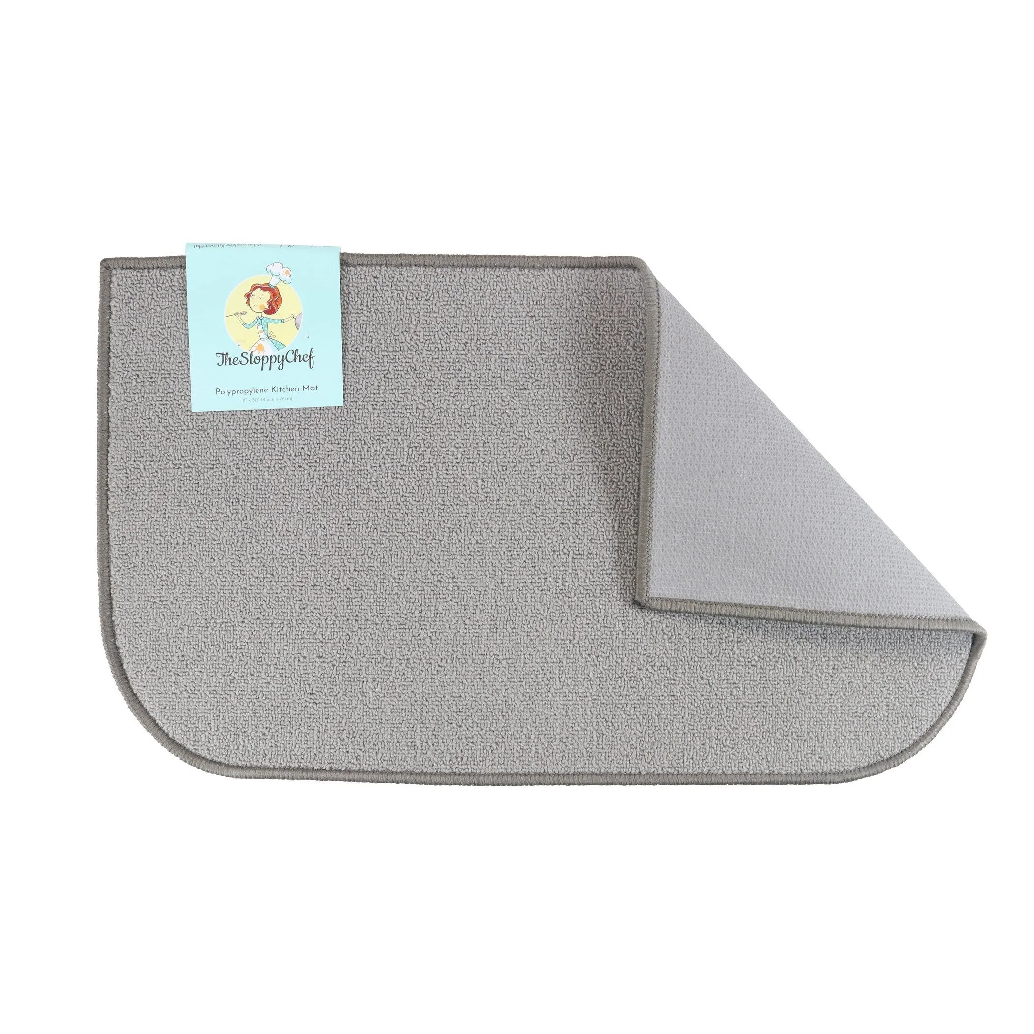 The Sloppy Chef D-Shaped Kitchen Rug - 18x30