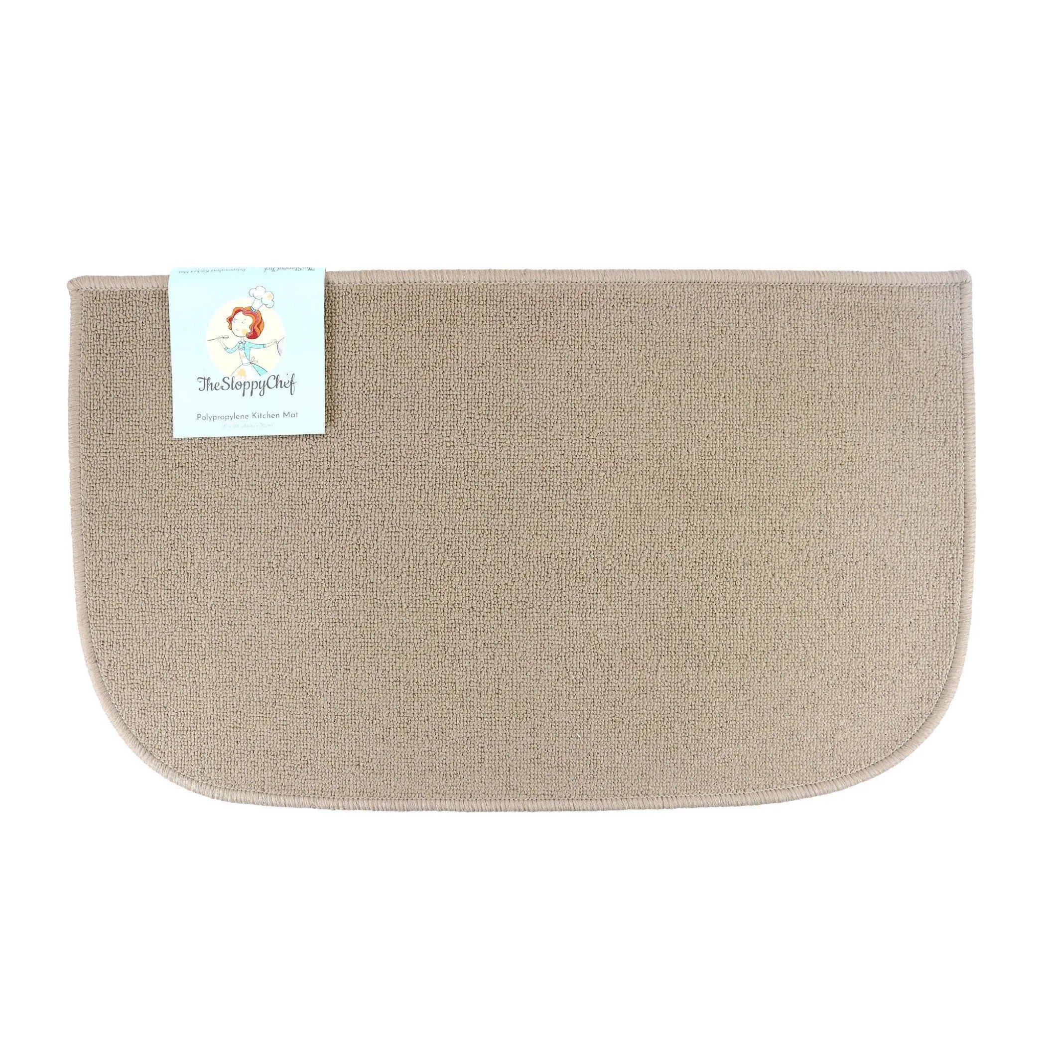 The Sloppy Chef D-Shaped Kitchen Rug - 18x30