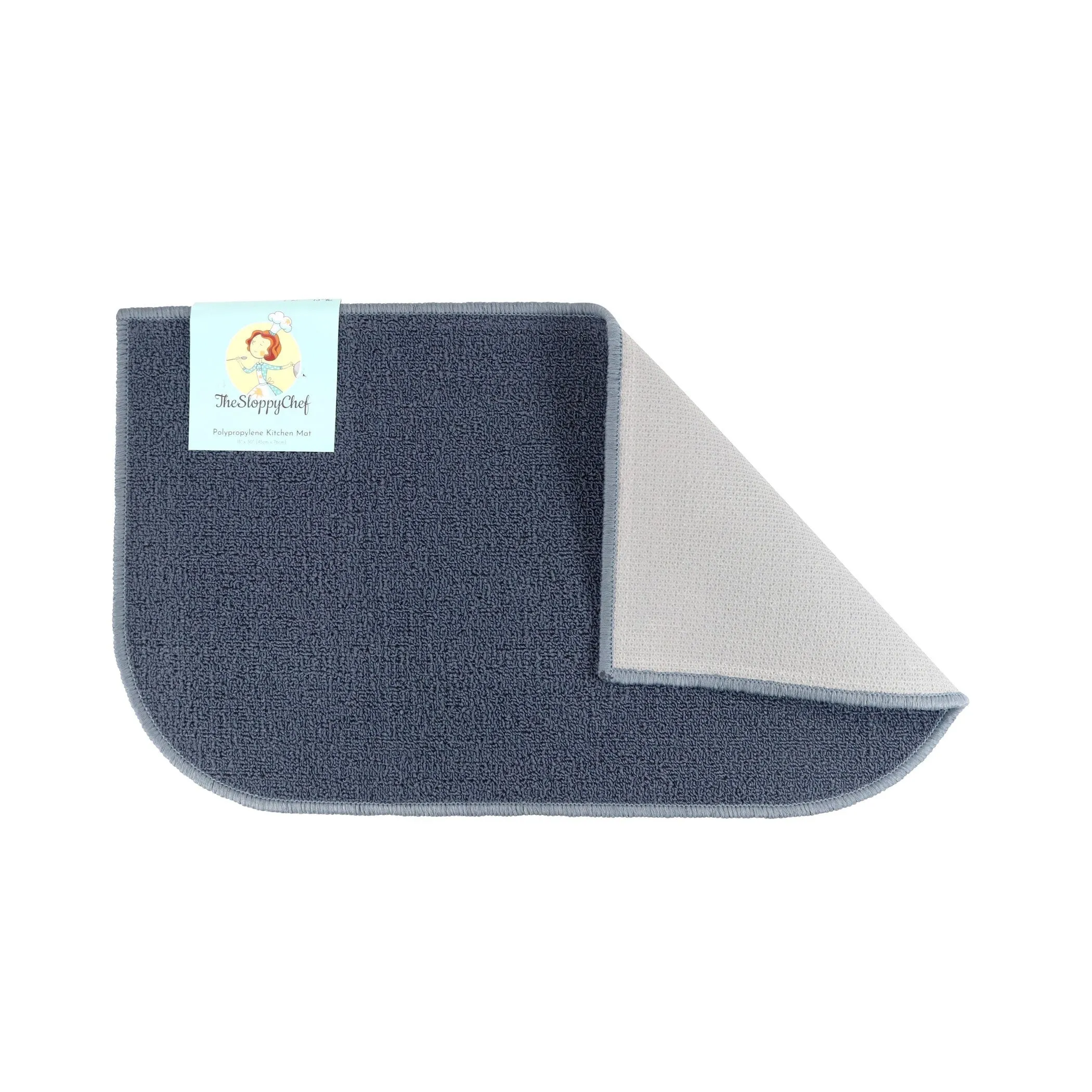 The Sloppy Chef D-Shaped Kitchen Rug - 18x30