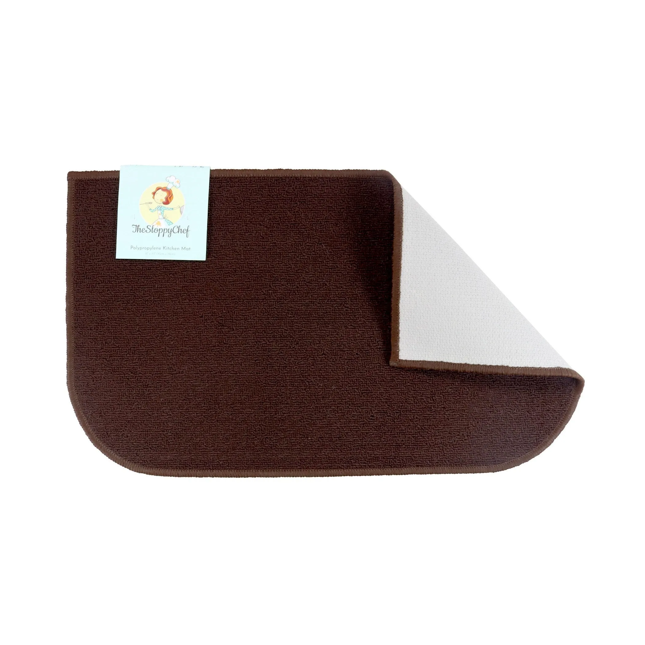 The Sloppy Chef D-Shaped Kitchen Rug - 18x30