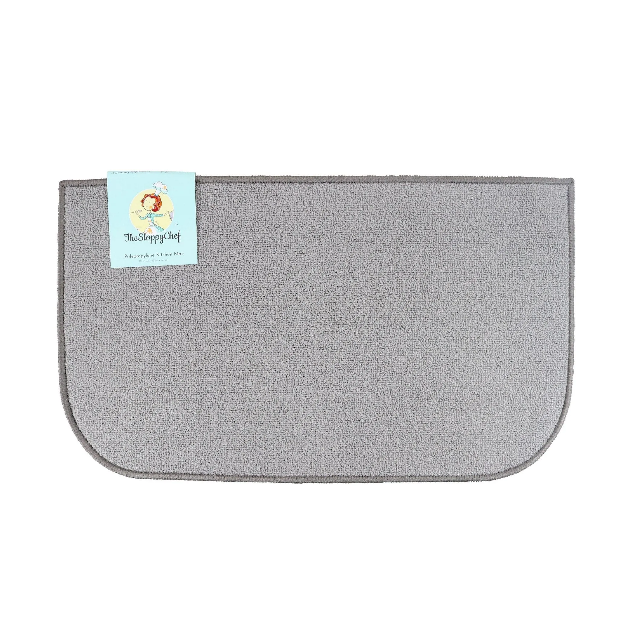 The Sloppy Chef D-Shaped Kitchen Rug - 18x30
