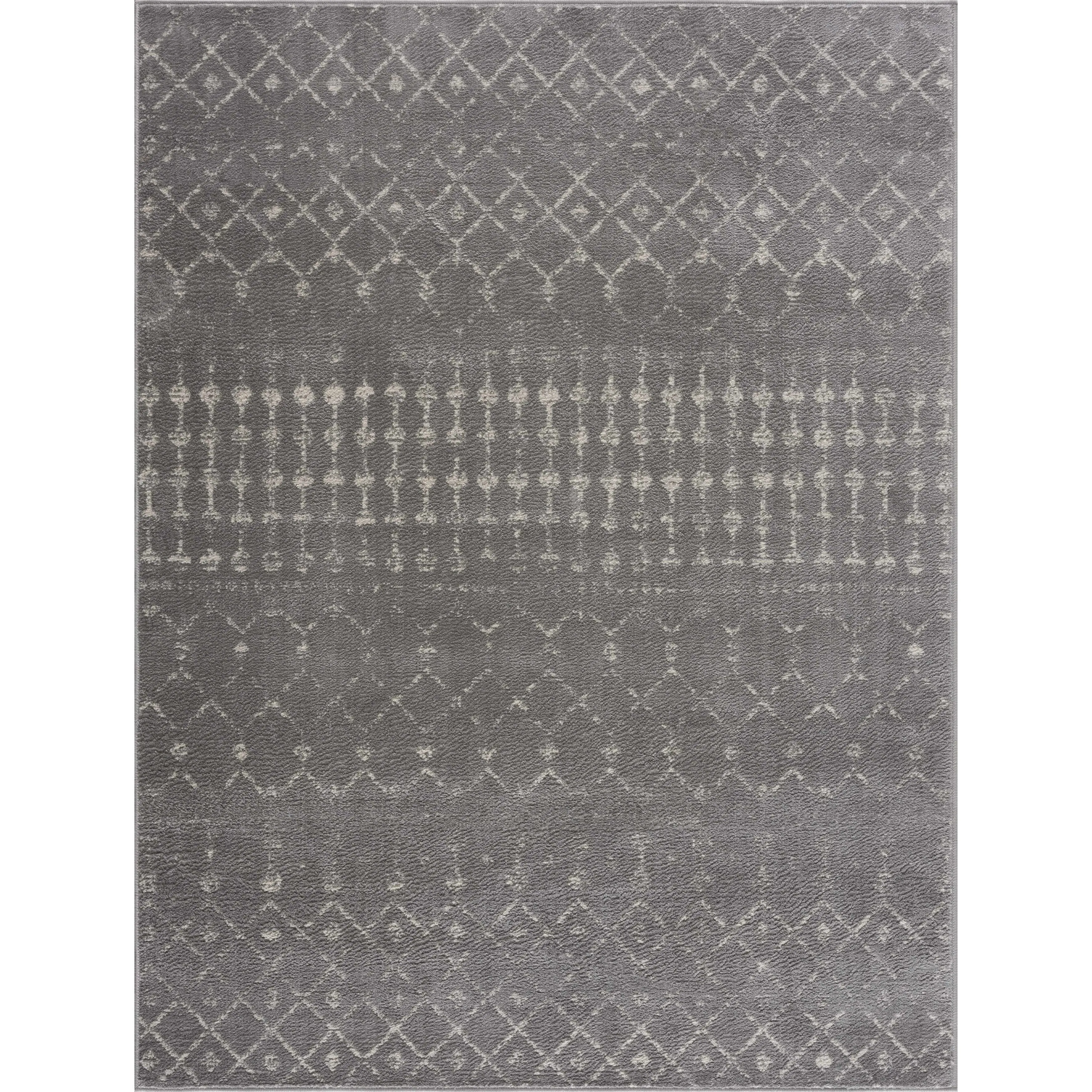 Tigris Tanu Moroccan Trellis Farmhouse Boho Area Rug