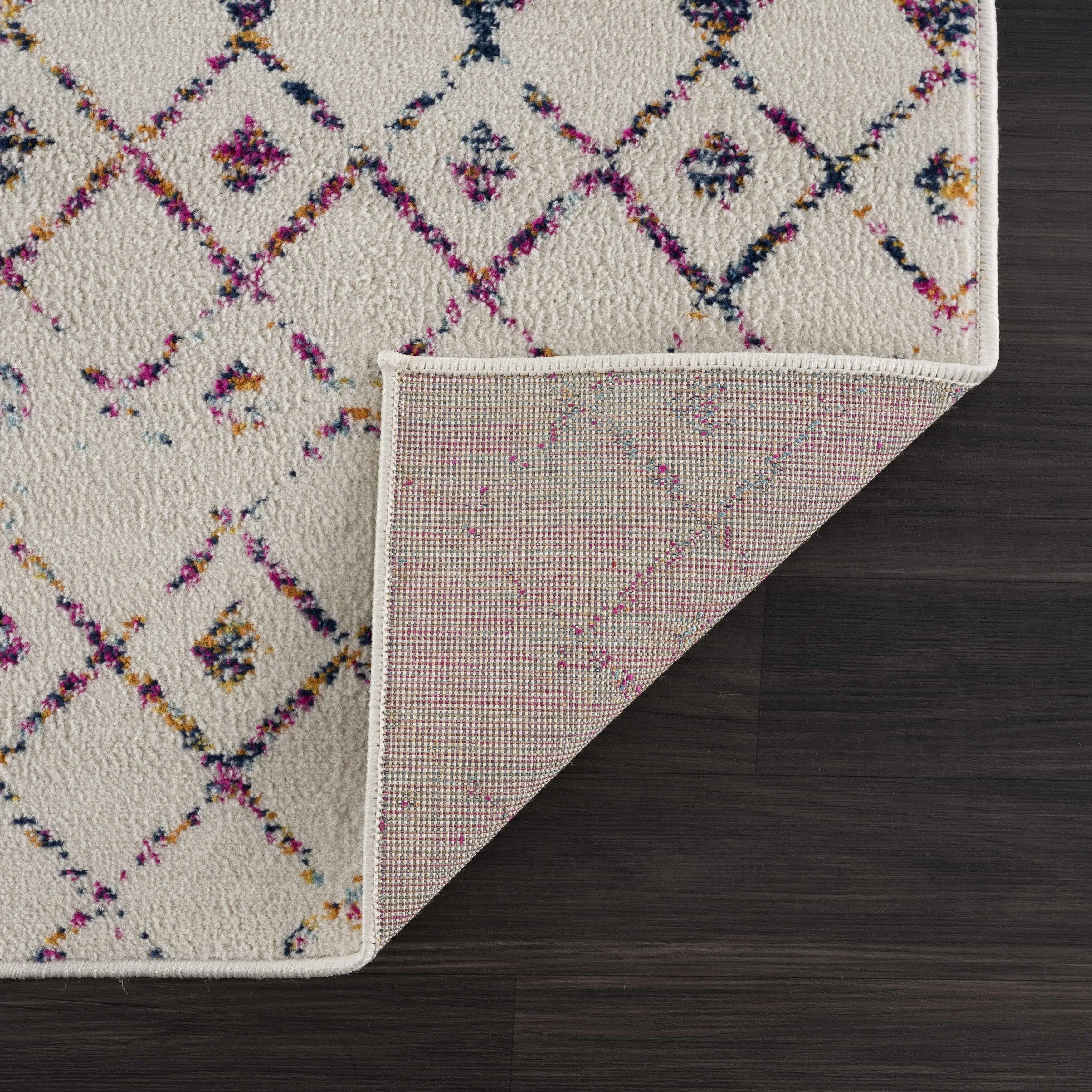 Tigris Tanu Moroccan Trellis Farmhouse Boho Area Rug