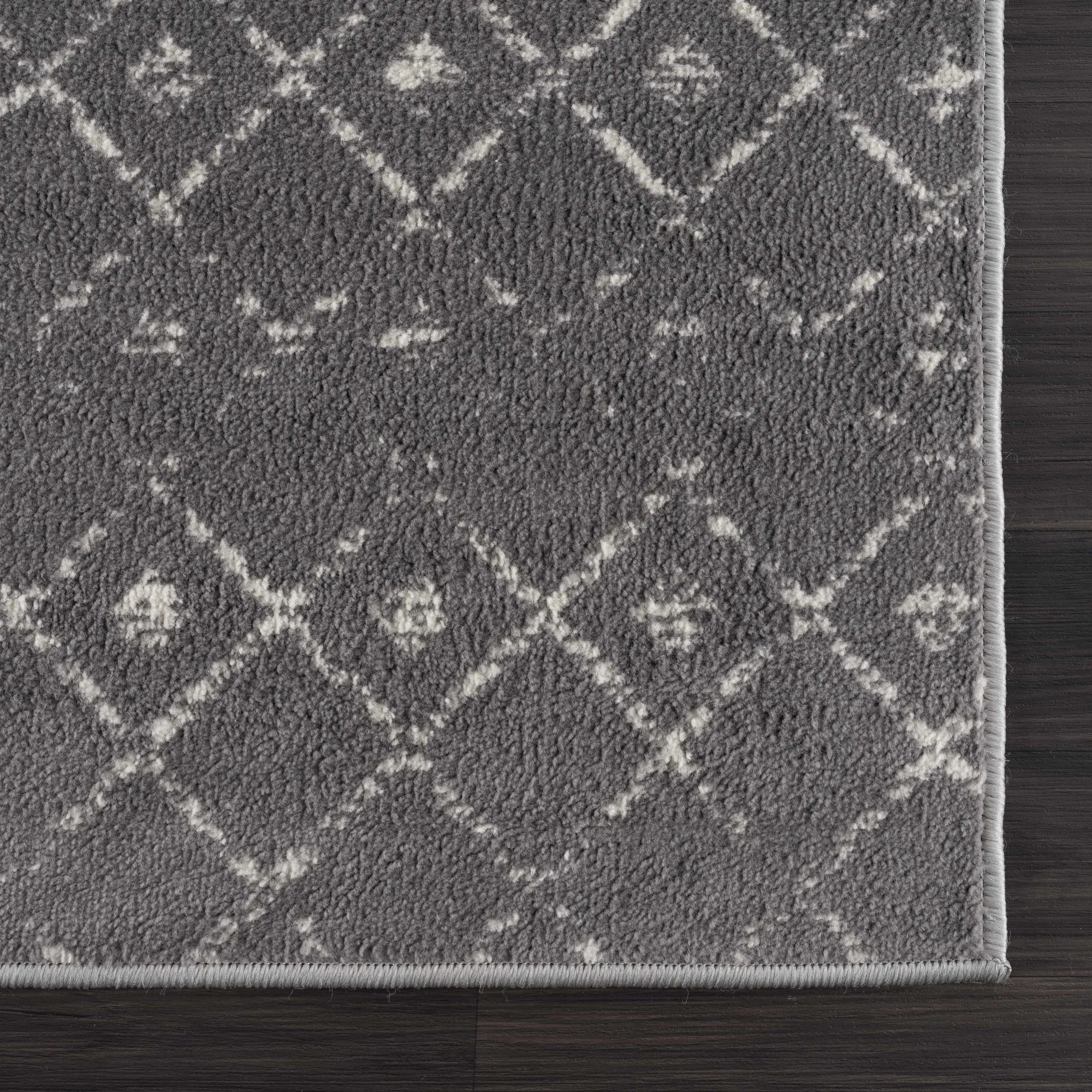 Tigris Tanu Moroccan Trellis Farmhouse Boho Area Rug