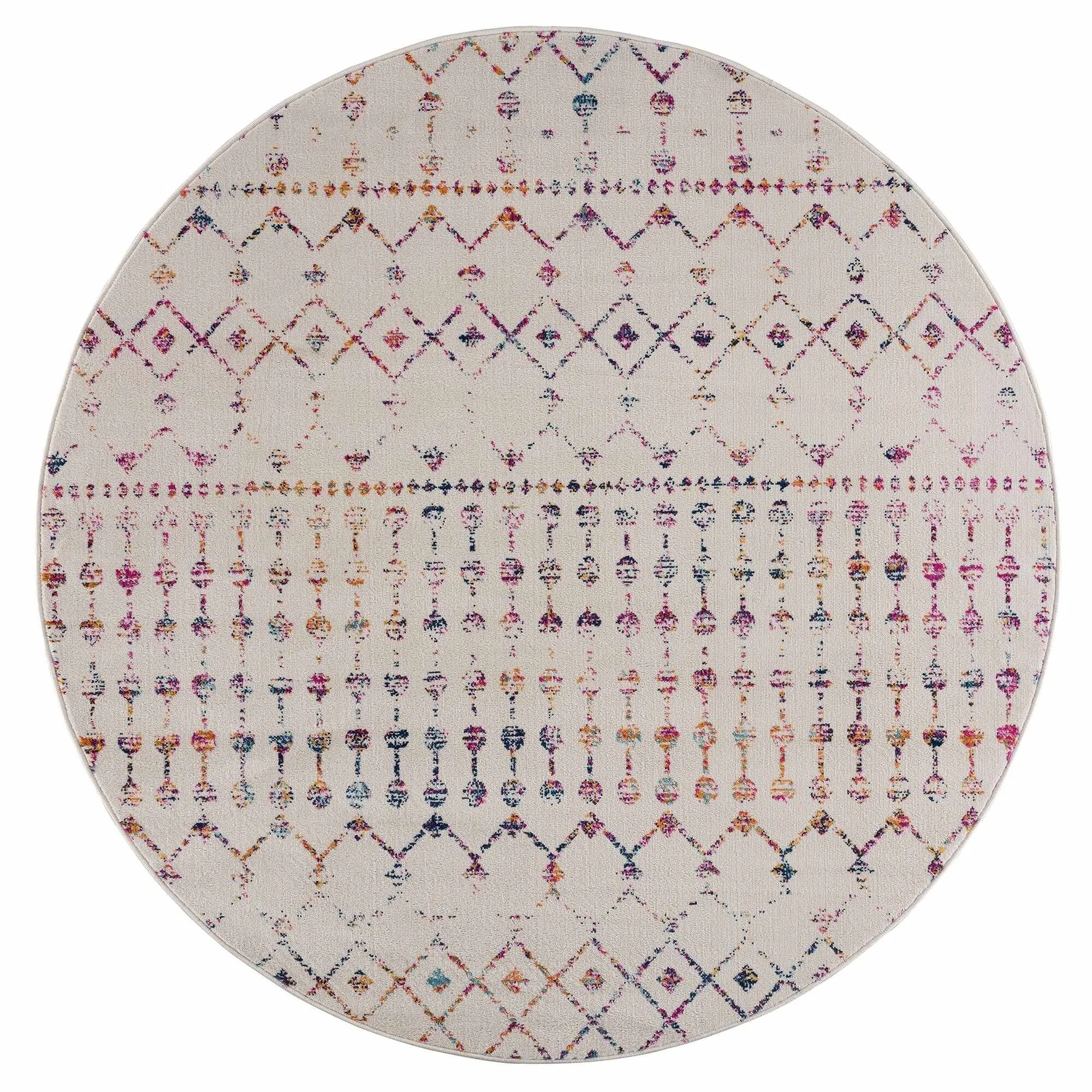 Tigris Tanu Moroccan Trellis Farmhouse Boho Area Rug