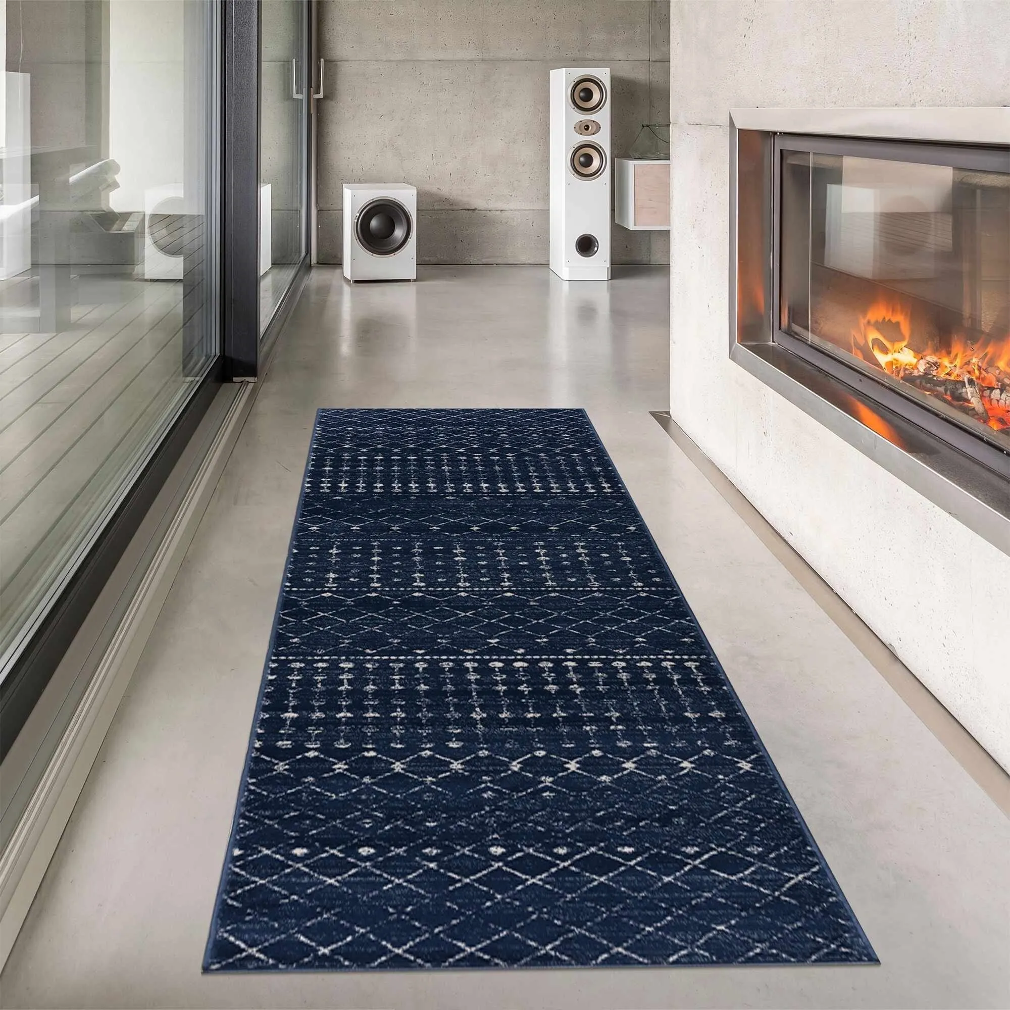 Tigris Tanu Moroccan Trellis Farmhouse Boho Area Rug