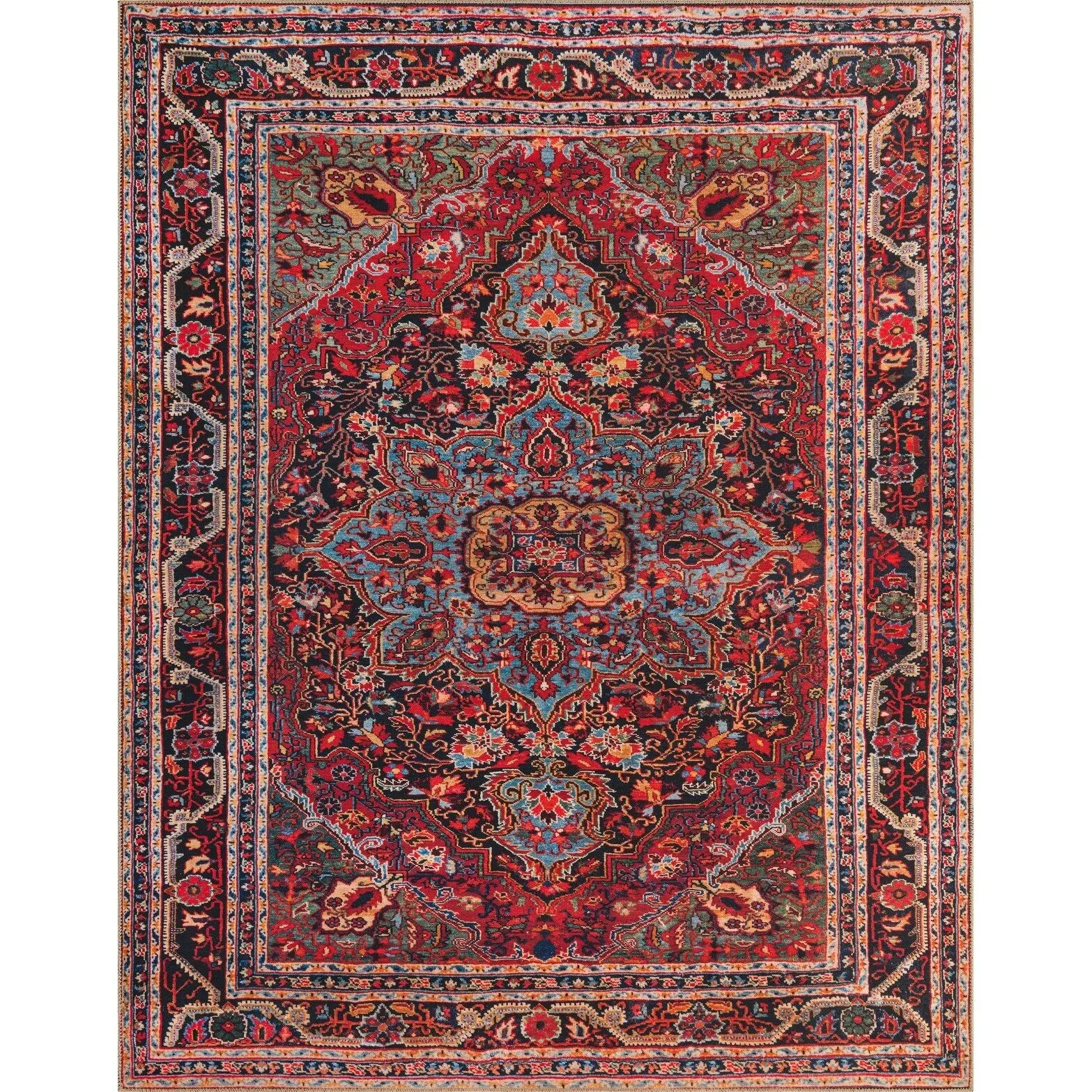 Traditional Rine Collection Area Rug