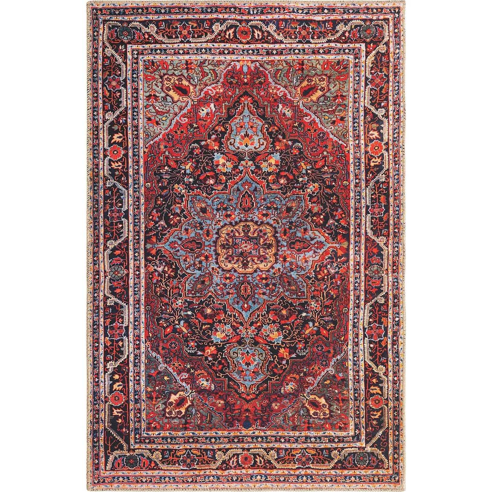 Traditional Rine Collection Area Rug