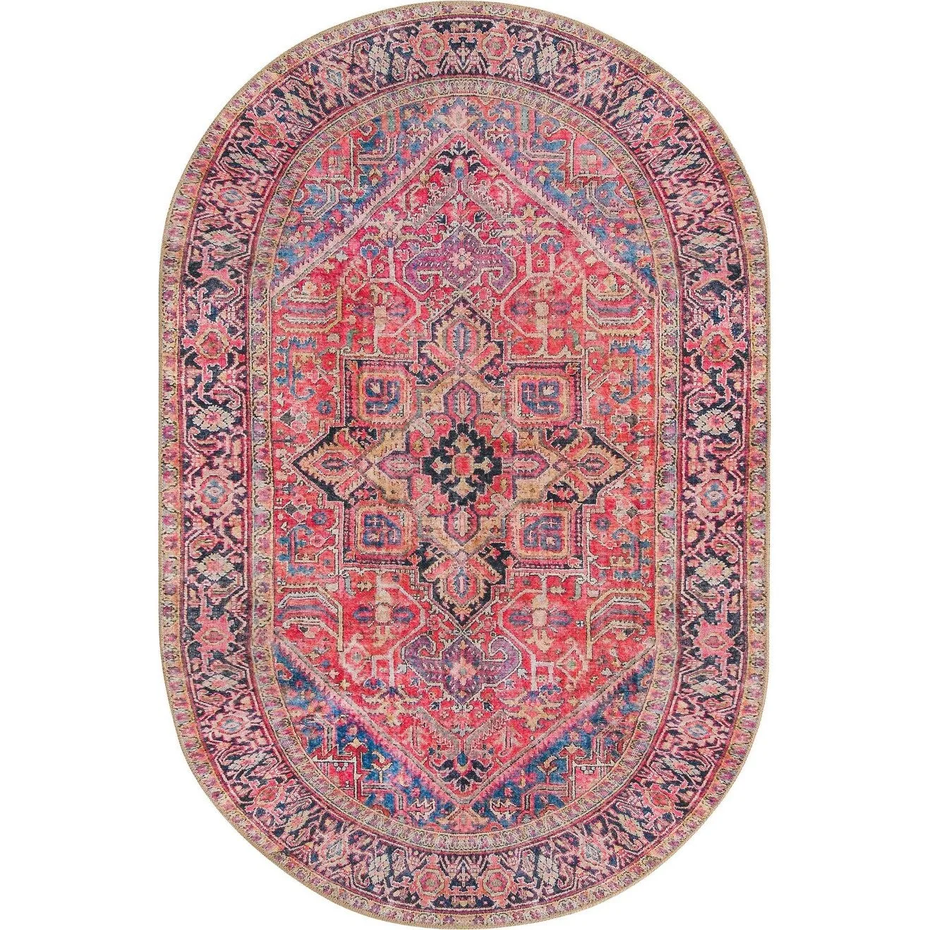 Traditional Rine Collection Area Rug