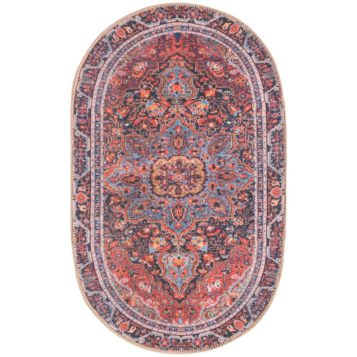 Traditional Rine Collection Area Rug