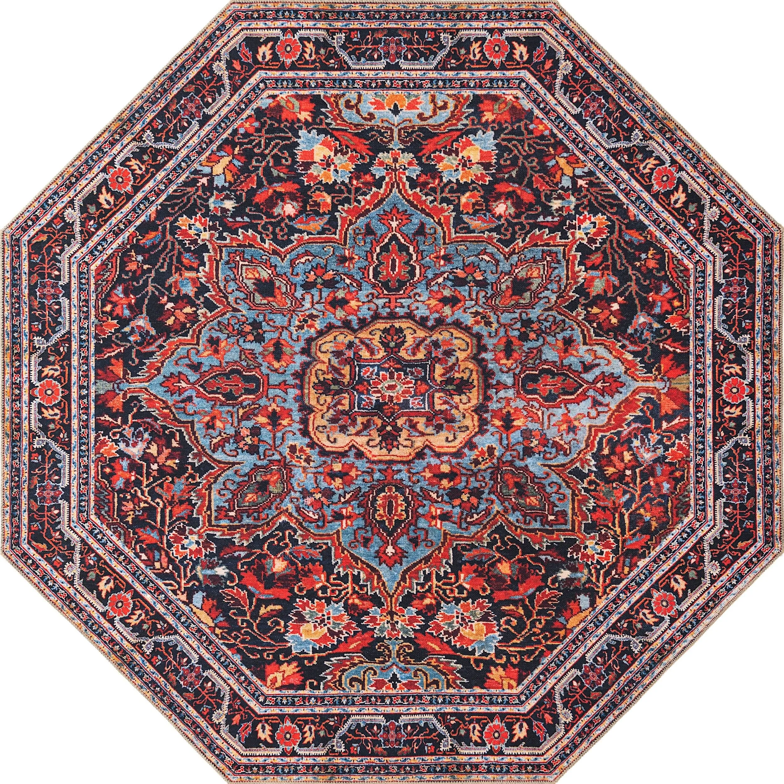 Traditional Rine Collection Area Rug