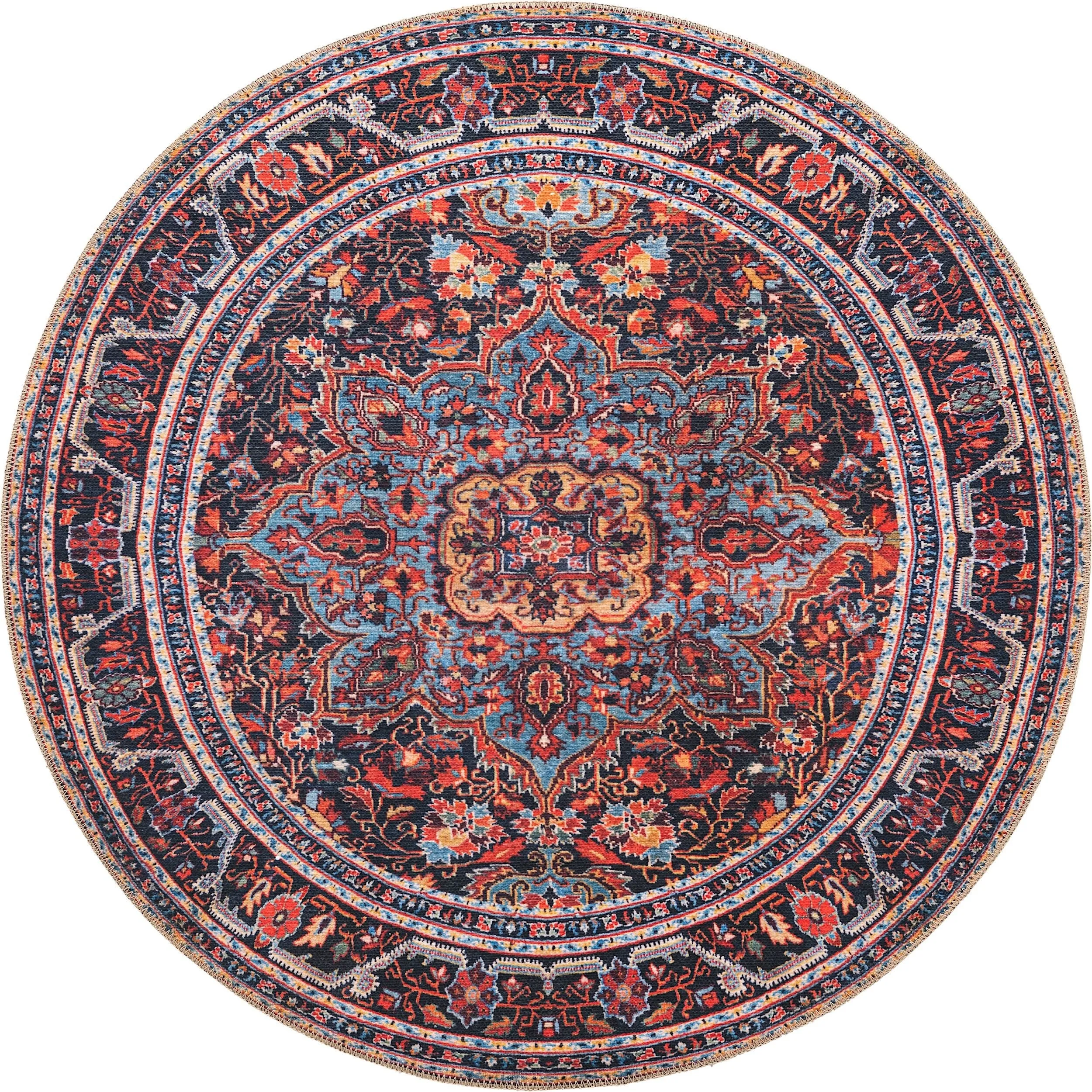 Traditional Rine Collection Area Rug