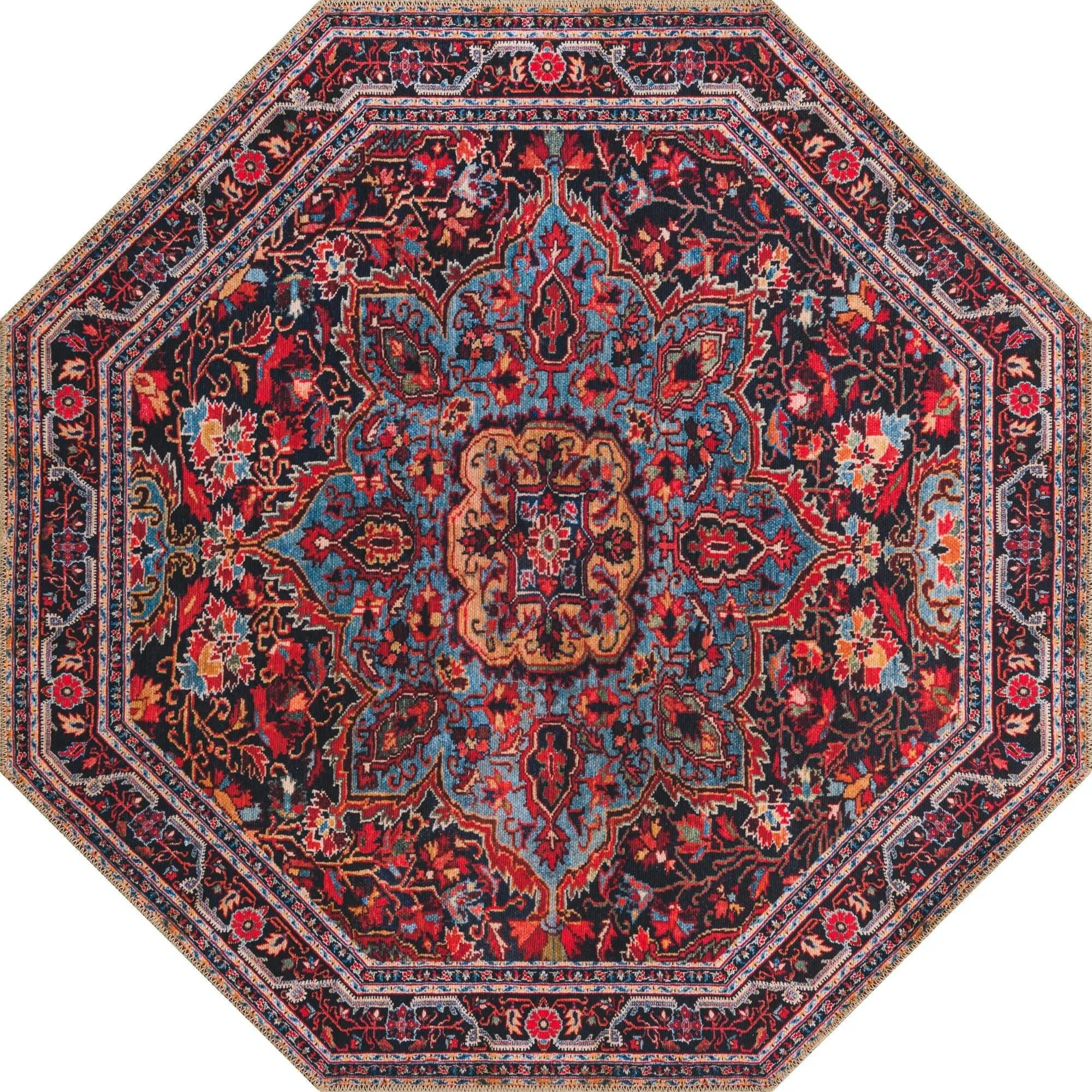 Traditional Rine Collection Area Rug