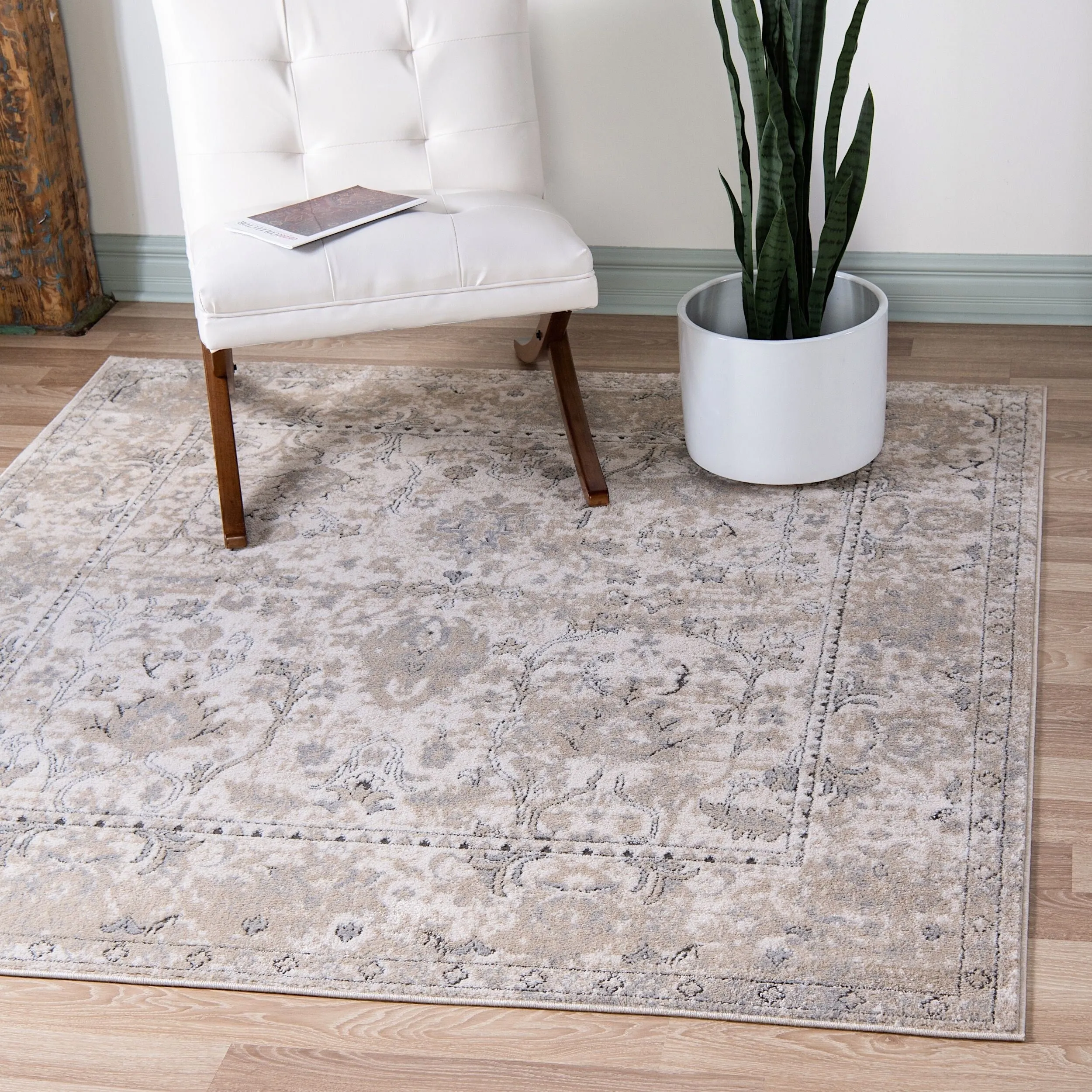 Transitional Wedo Collection Area Rug