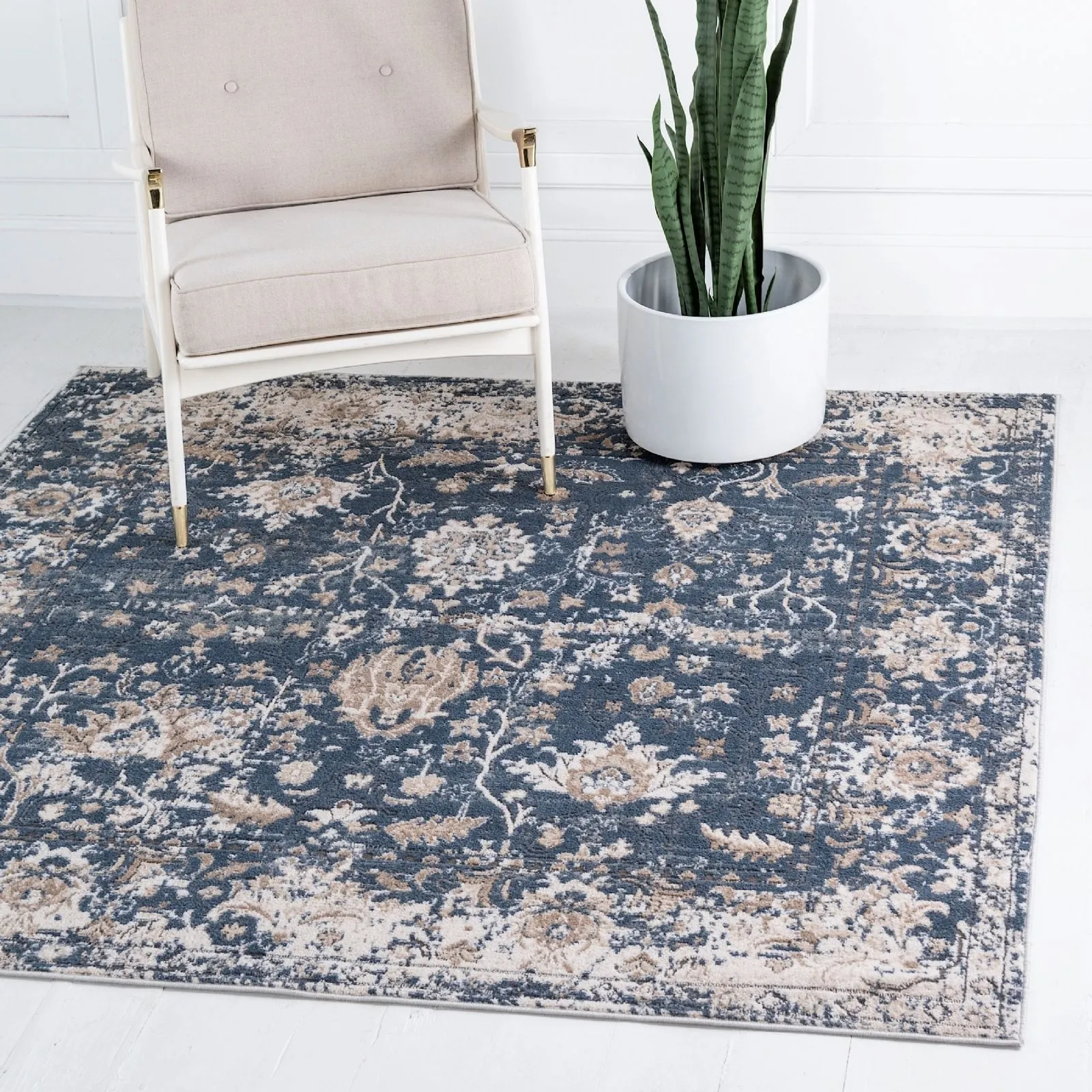 Transitional Wedo Collection Area Rug