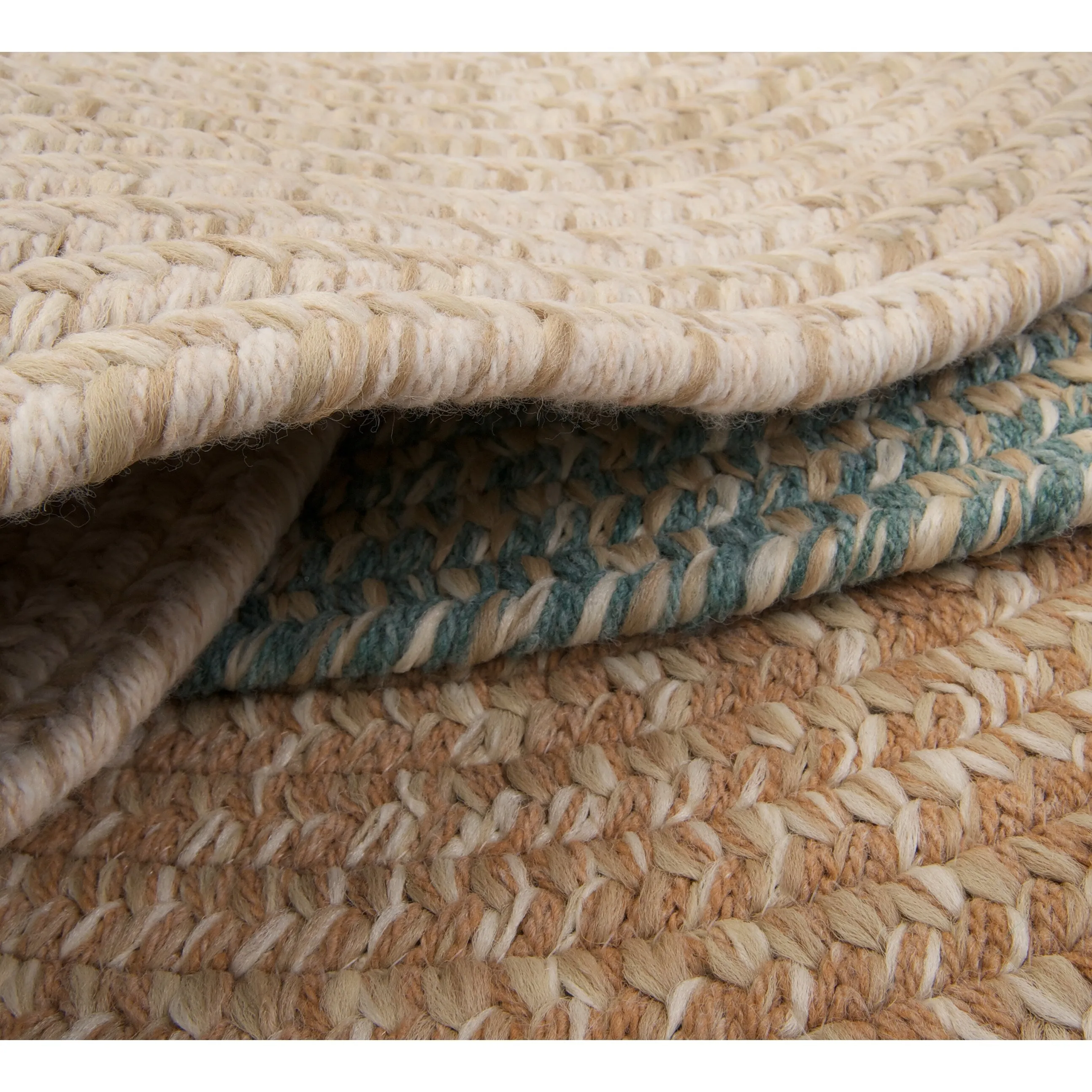 Tremont Wool Blend Braided Area Rug