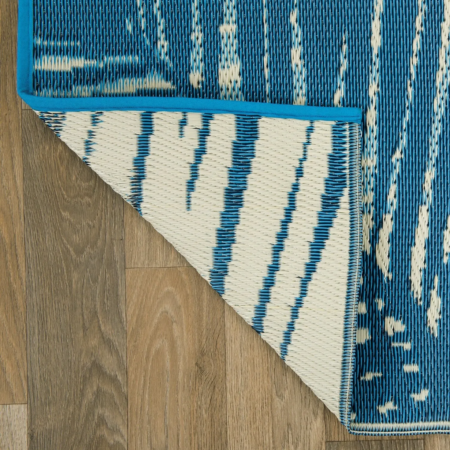 Tropical Floral Reversible Plastic Outdoor Rugs