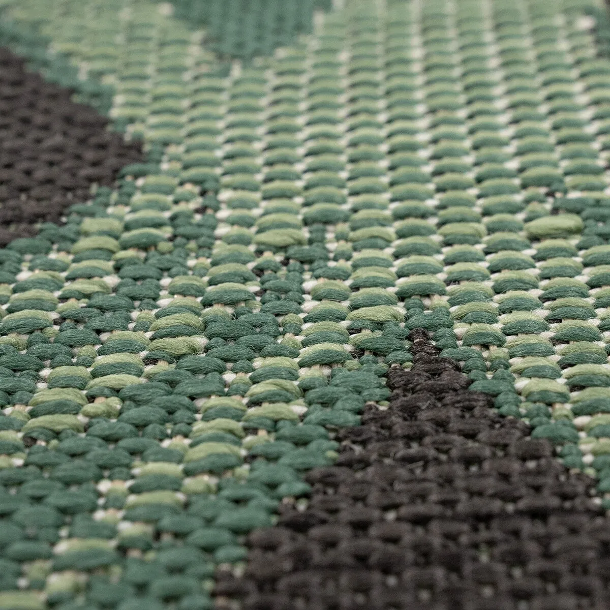 Tropical Outdoor Rug Palm Tree & Jungle Design Flatweave