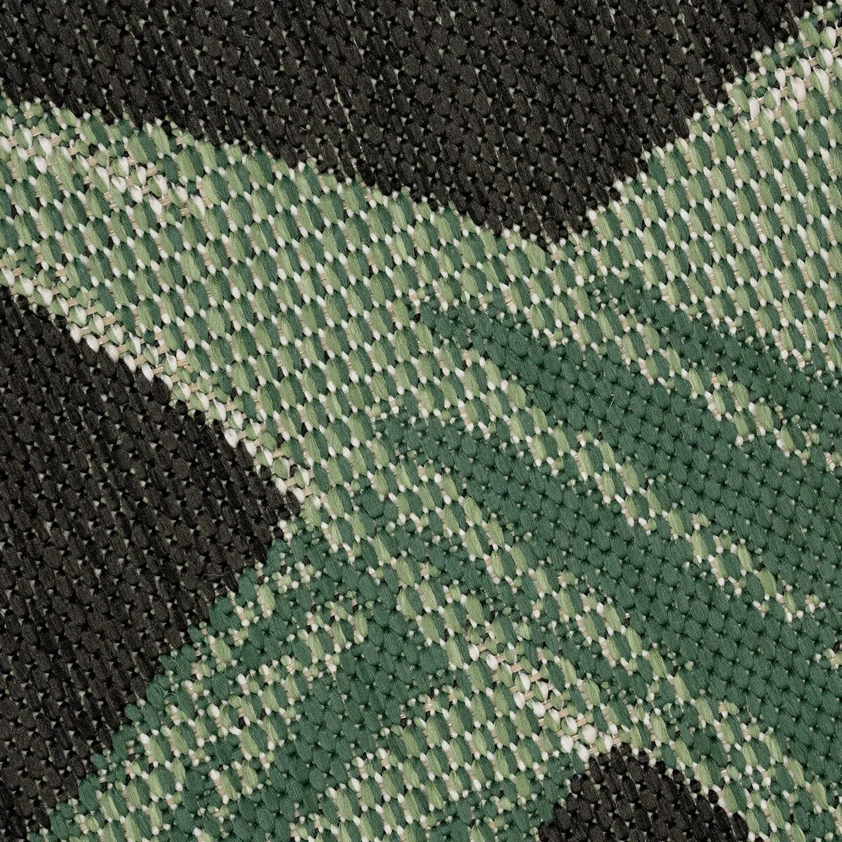 Tropical Outdoor Rug Palm Tree & Jungle Design Flatweave