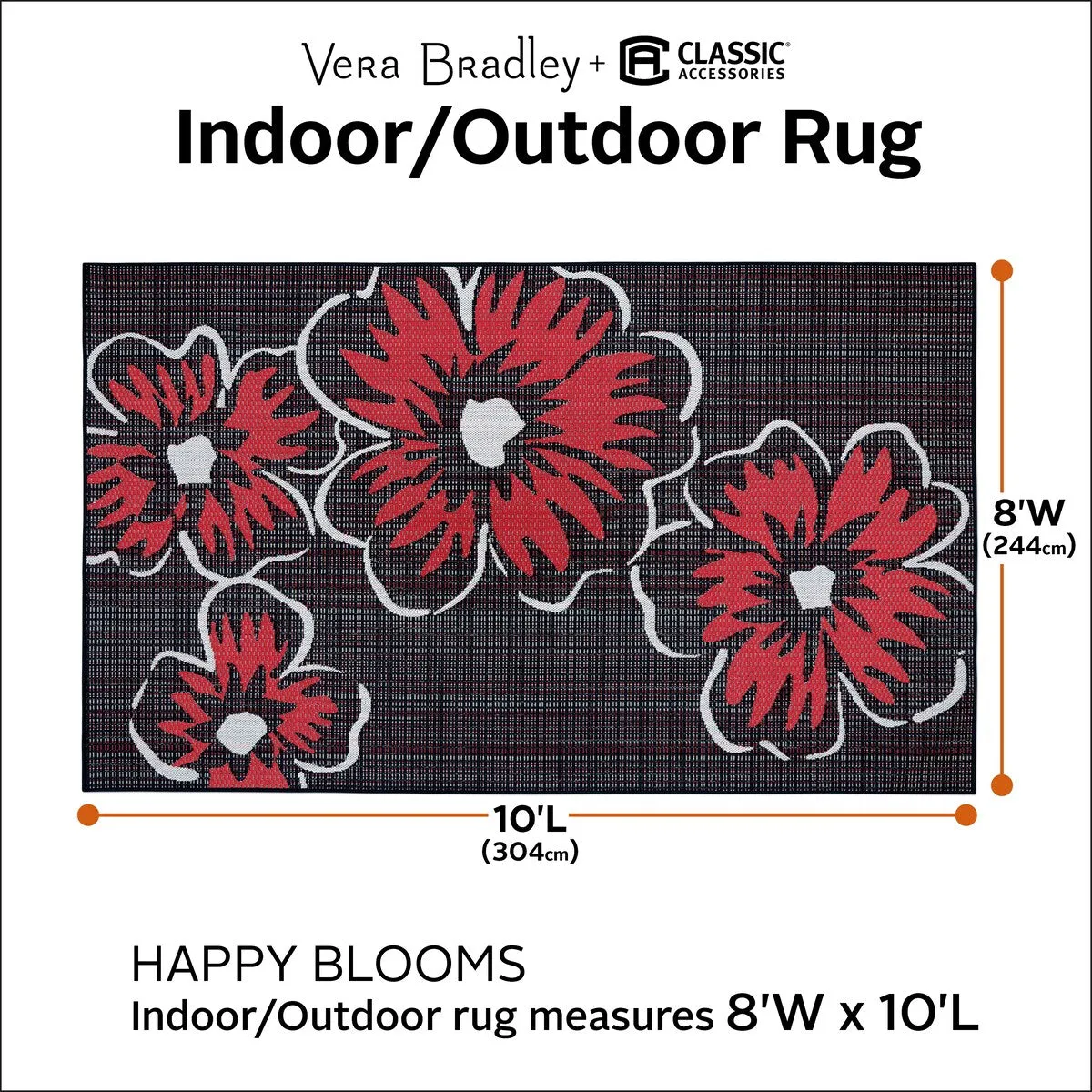 Vera Bradley by Classic Accessories Indoor/Outdoor Rug