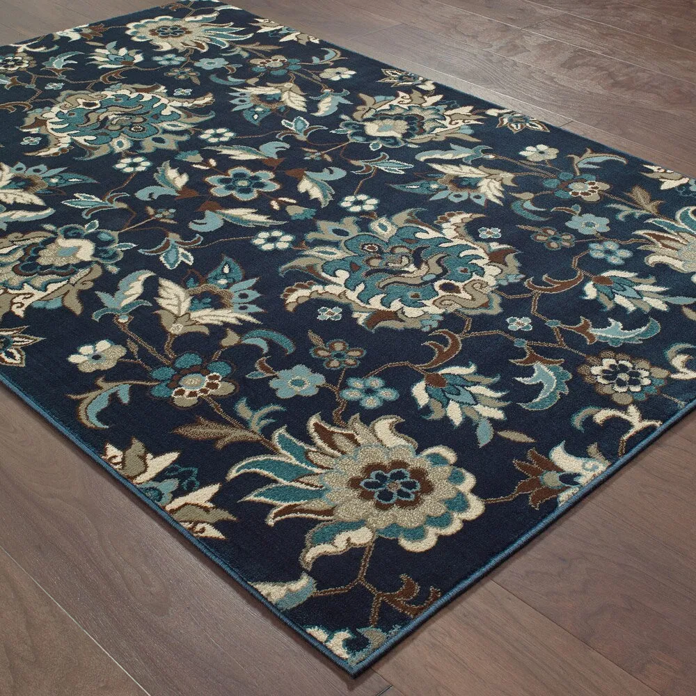 Vista Home Chives Flowers Area Rug