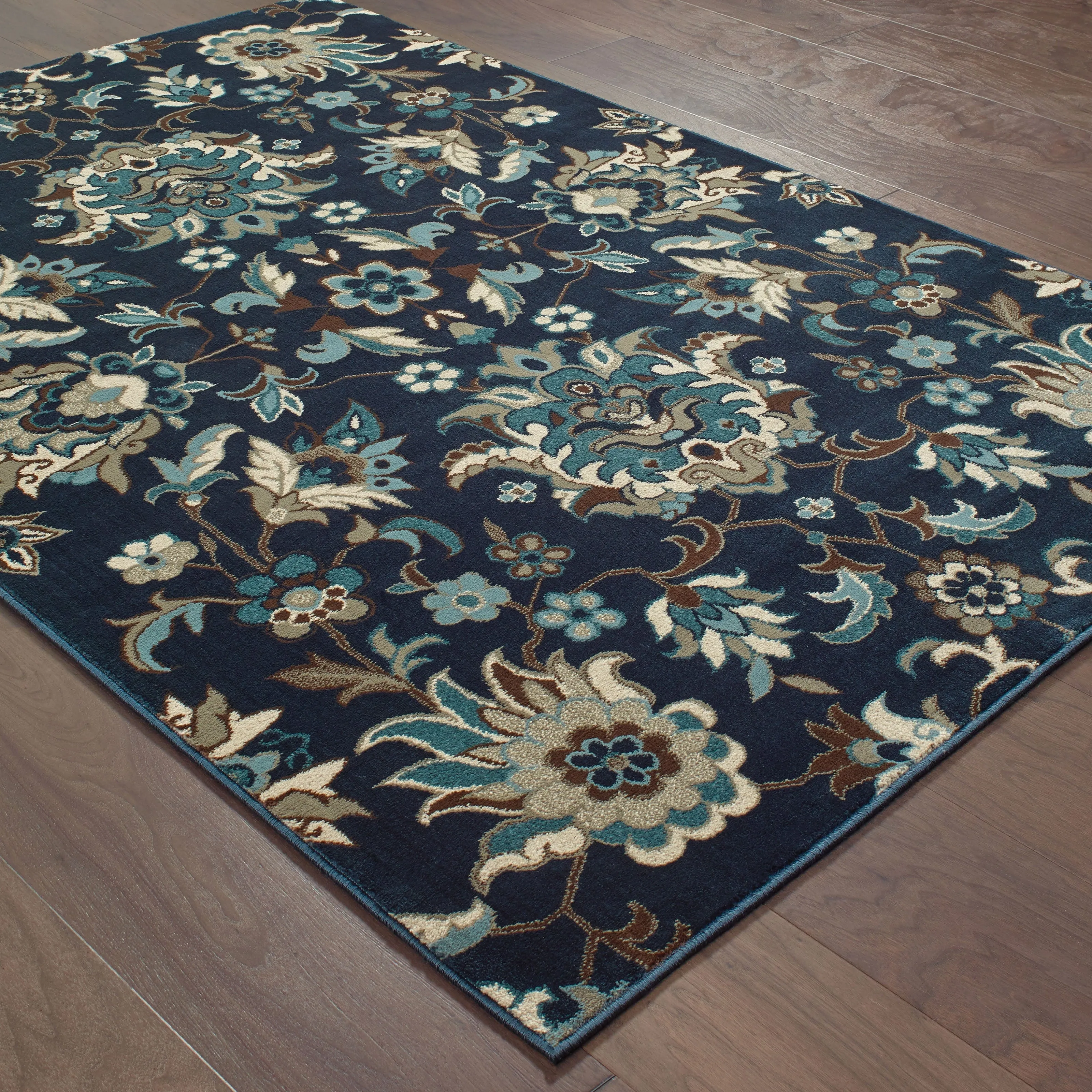 Vista Home Chives Flowers Area Rug