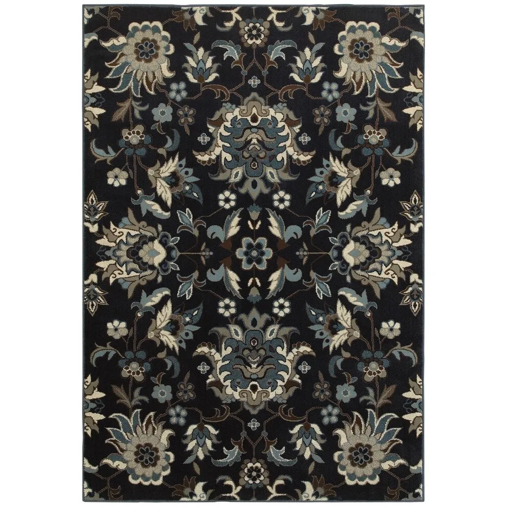 Vista Home Chives Flowers Area Rug