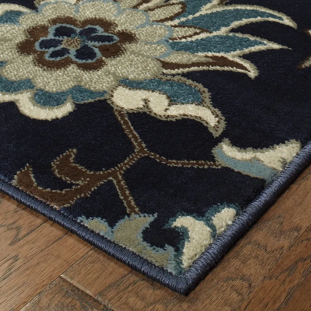 Vista Home Chives Flowers Area Rug