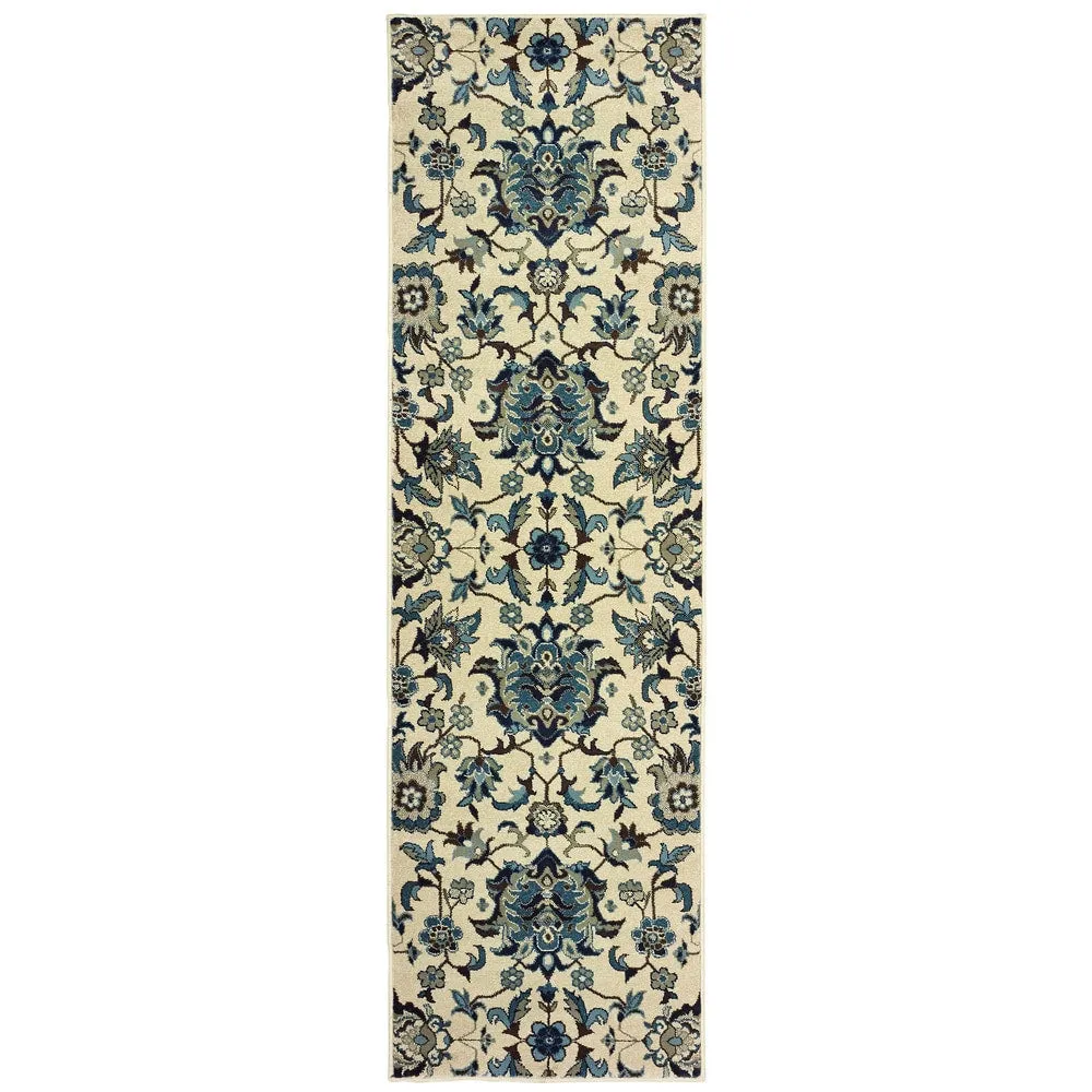 Vista Home Chives Flowers Area Rug