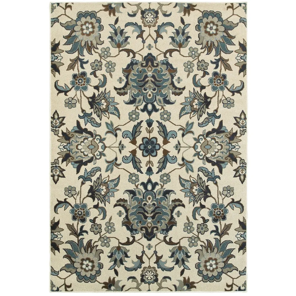 Vista Home Chives Flowers Area Rug