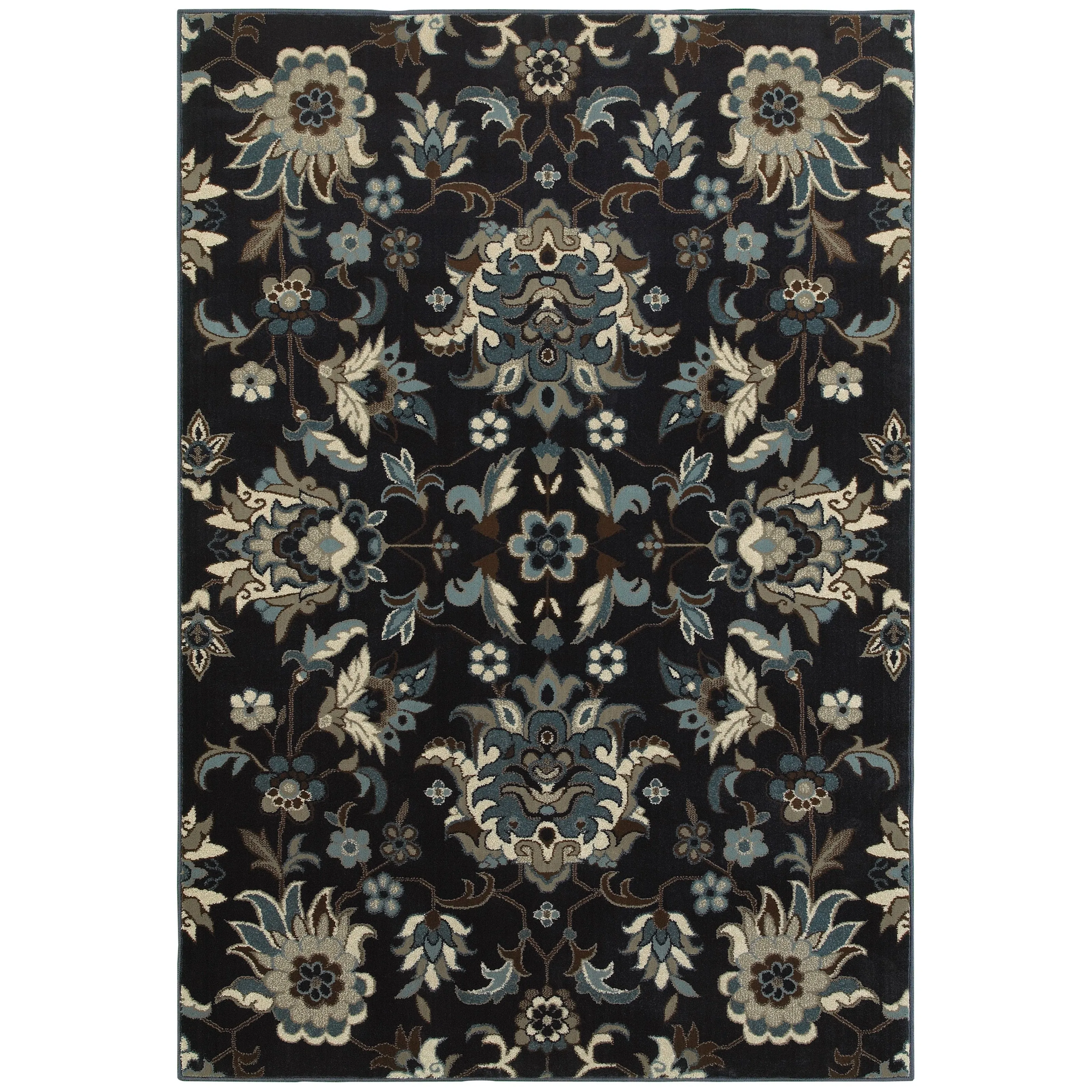 Vista Home Chives Flowers Area Rug