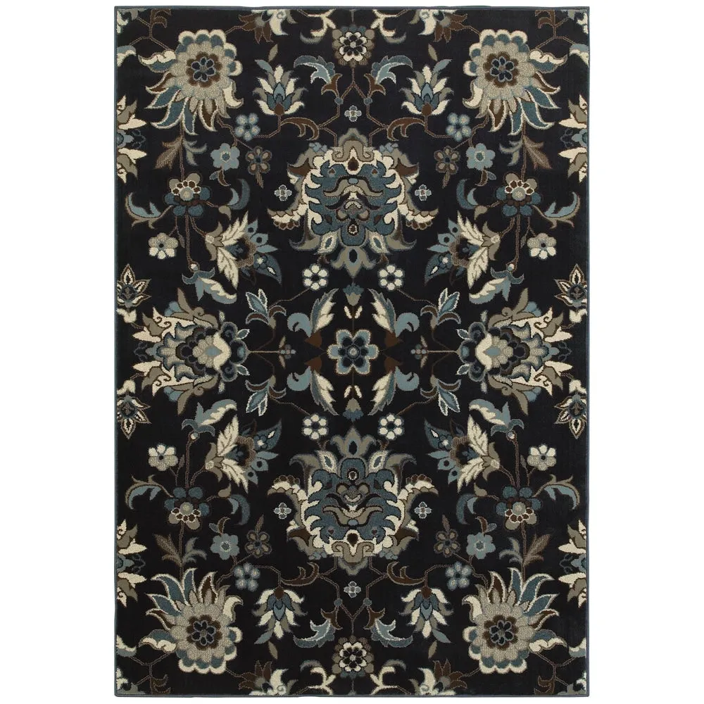 Vista Home Chives Flowers Area Rug