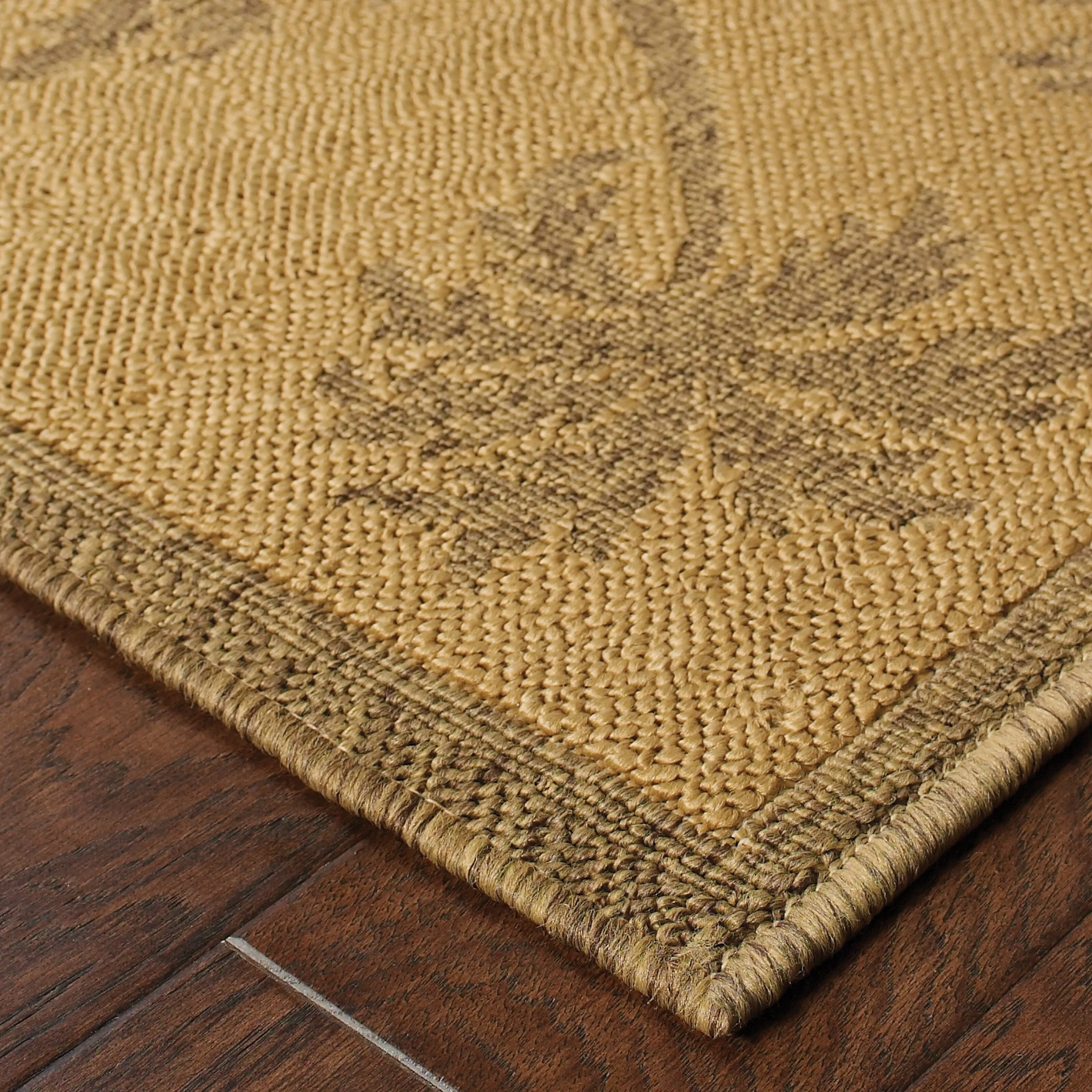 Vista Home Laguna Palm Borders Indoor/ Outdoor Area Rug