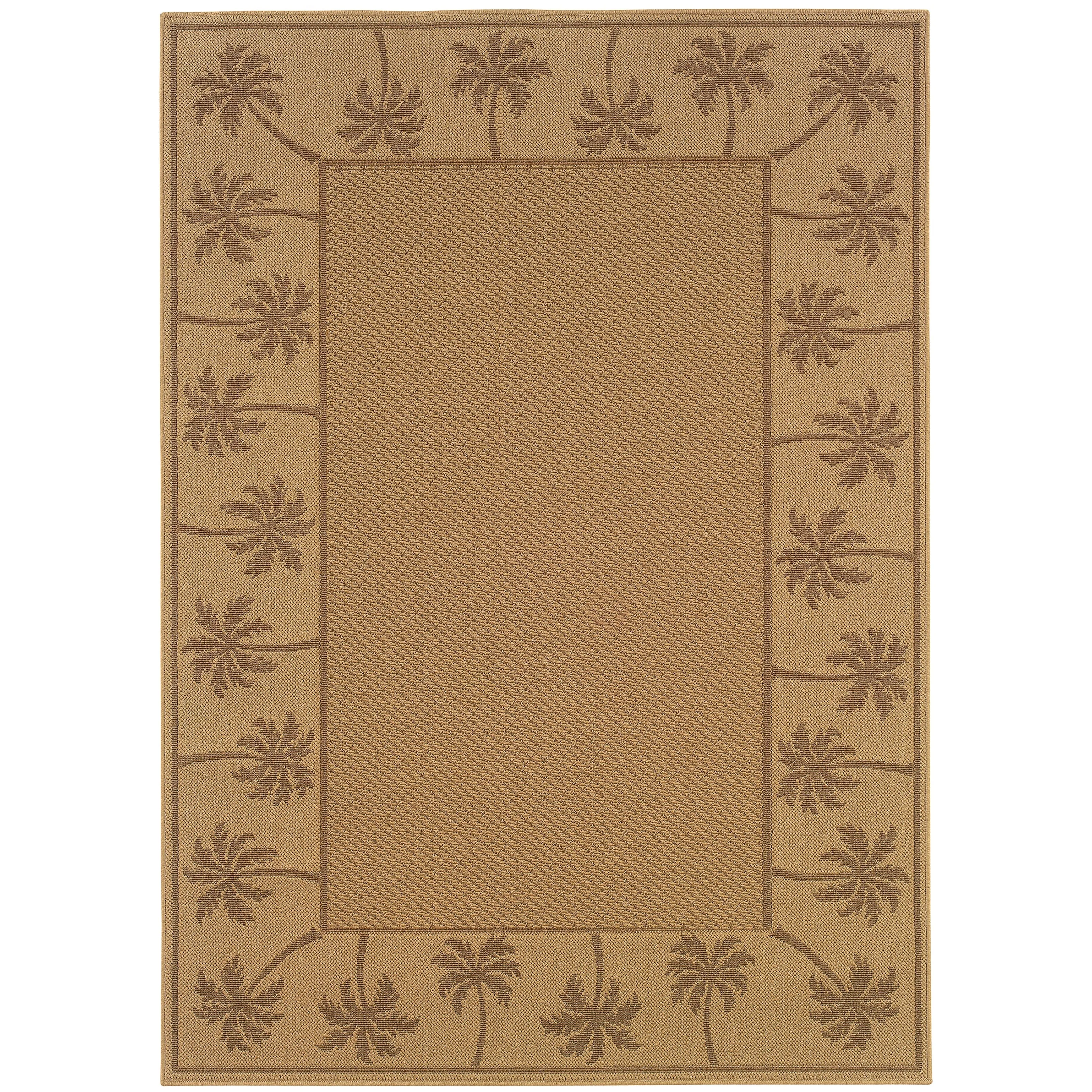 Vista Home Laguna Palm Borders Indoor/ Outdoor Area Rug