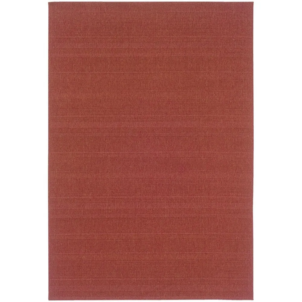Vista Home Laguna Solid Woven Loop-pile Indoor/ Outdoor Area Rug